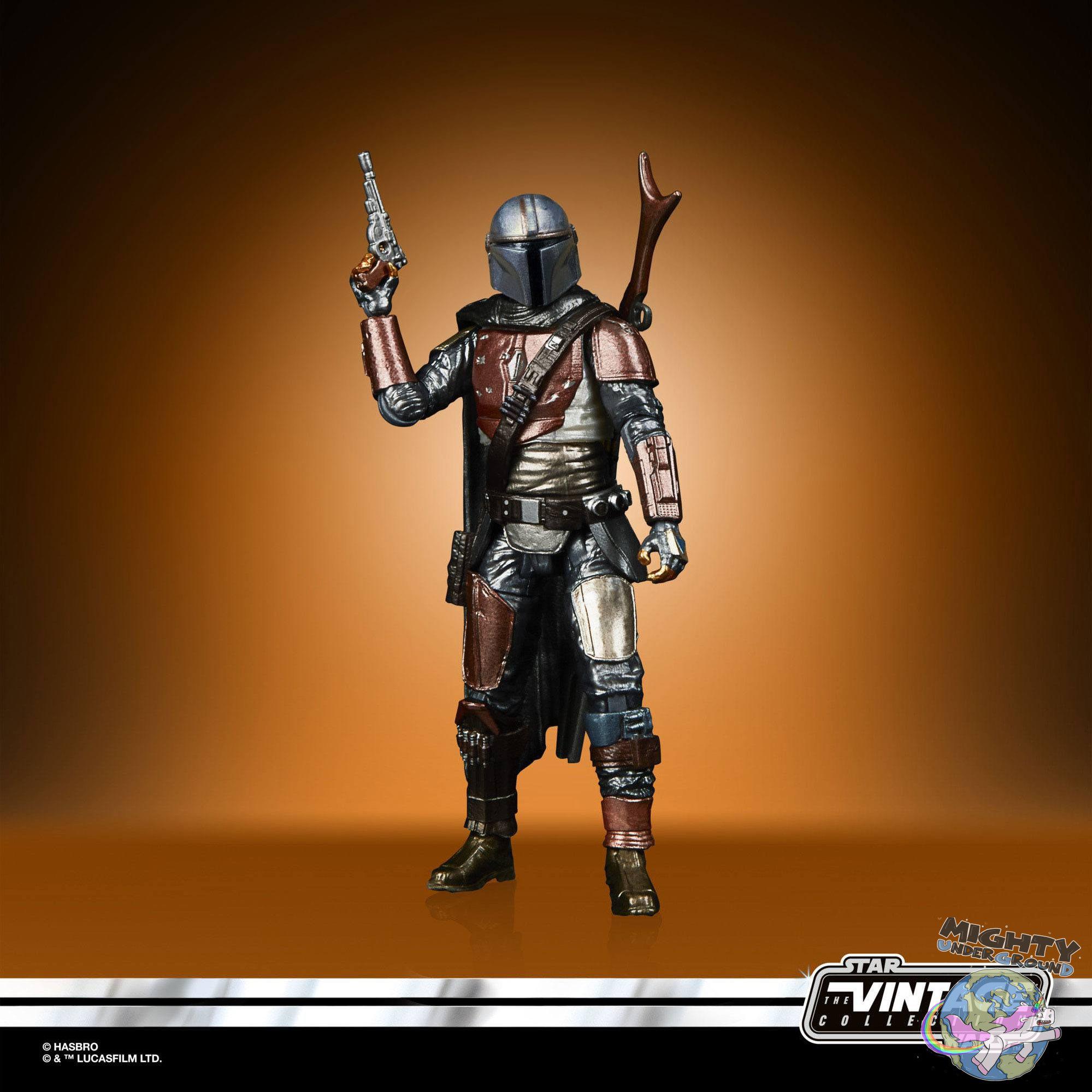 Star Wars Vintage Collection: The Mandalorian (Carbonized) 10 cm-Actionfiguren-Hasbro-mighty-underground