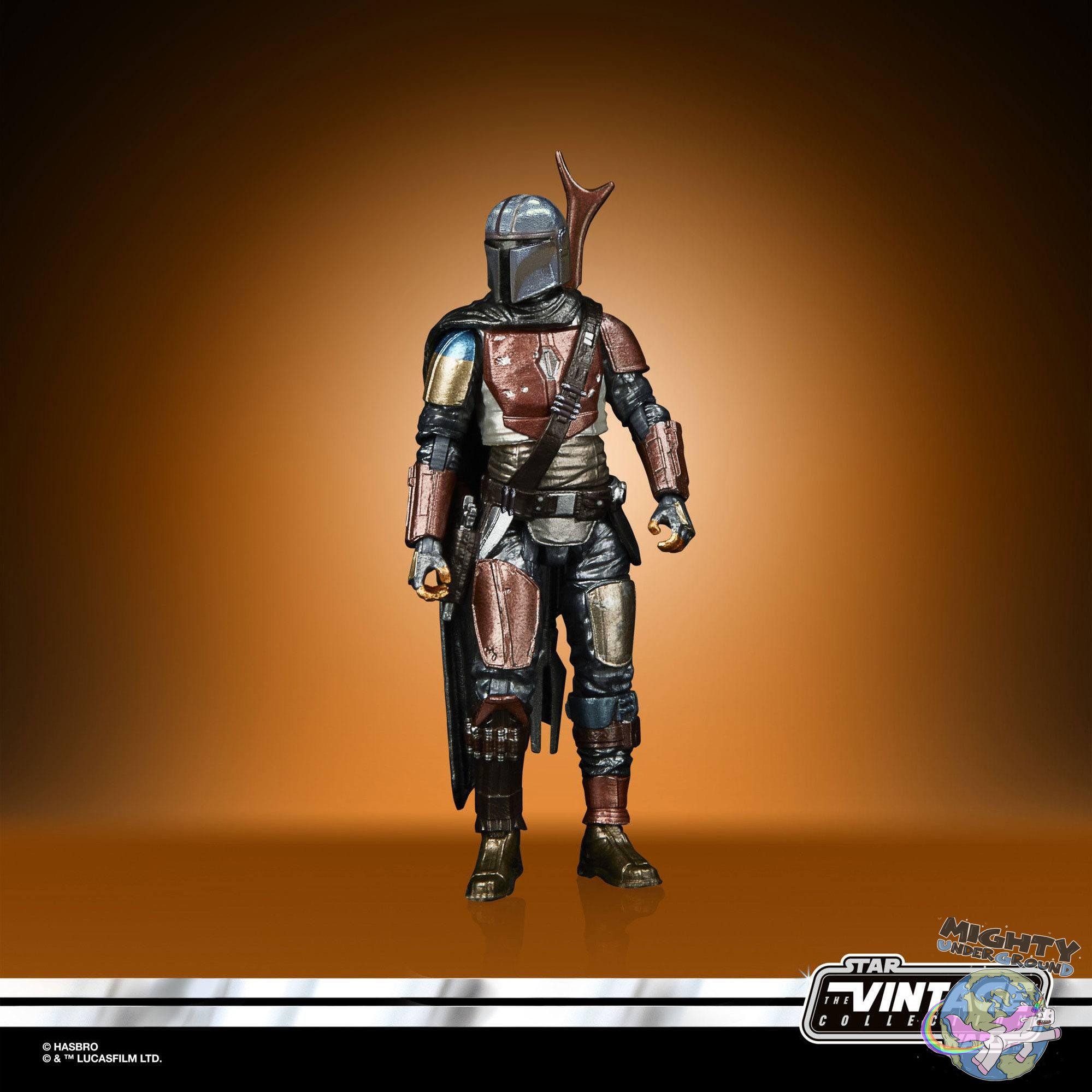 Star Wars Vintage Collection: The Mandalorian (Carbonized) 10 cm-Actionfiguren-Hasbro-mighty-underground