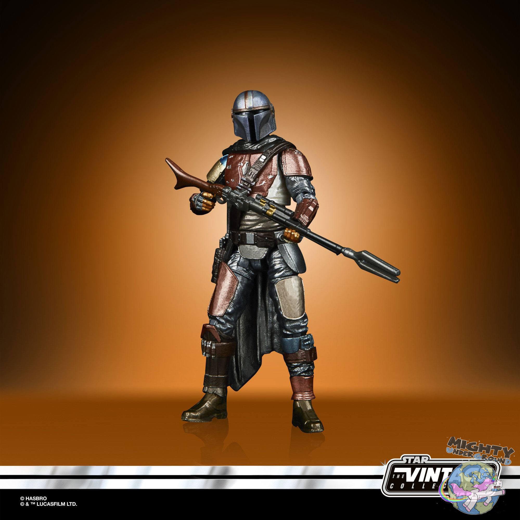 Star Wars Vintage Collection: The Mandalorian (Carbonized) 10 cm-Actionfiguren-Hasbro-mighty-underground