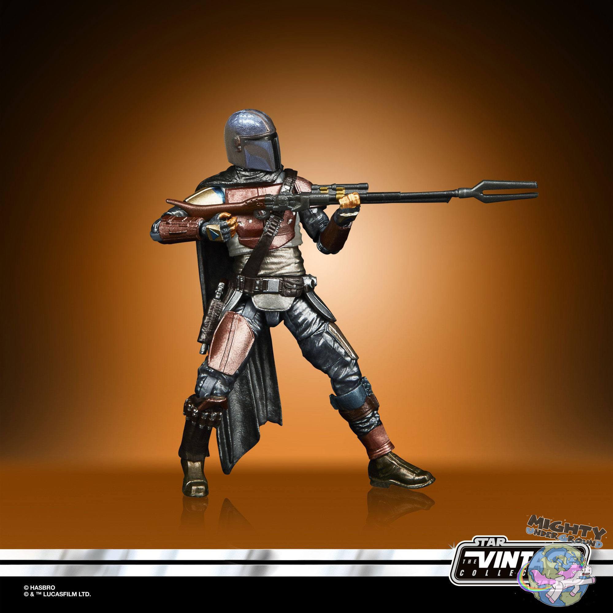 Star Wars Vintage Collection: The Mandalorian (Carbonized) 10 cm-Actionfiguren-Hasbro-mighty-underground