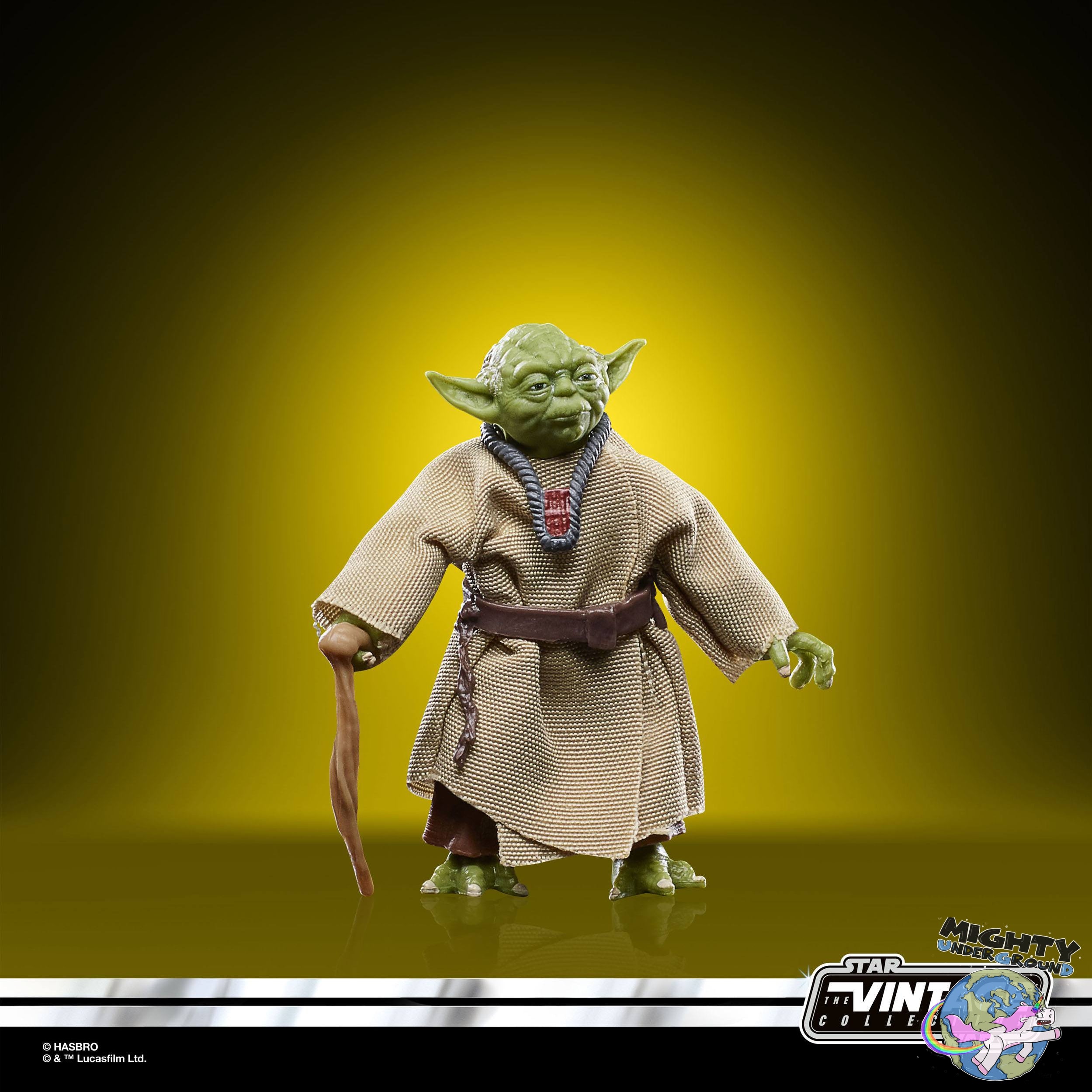 Star Wars Vintage Collection: Yoda (Dagobah) - 10 cm-Actionfiguren-Hasbro-Mighty Underground