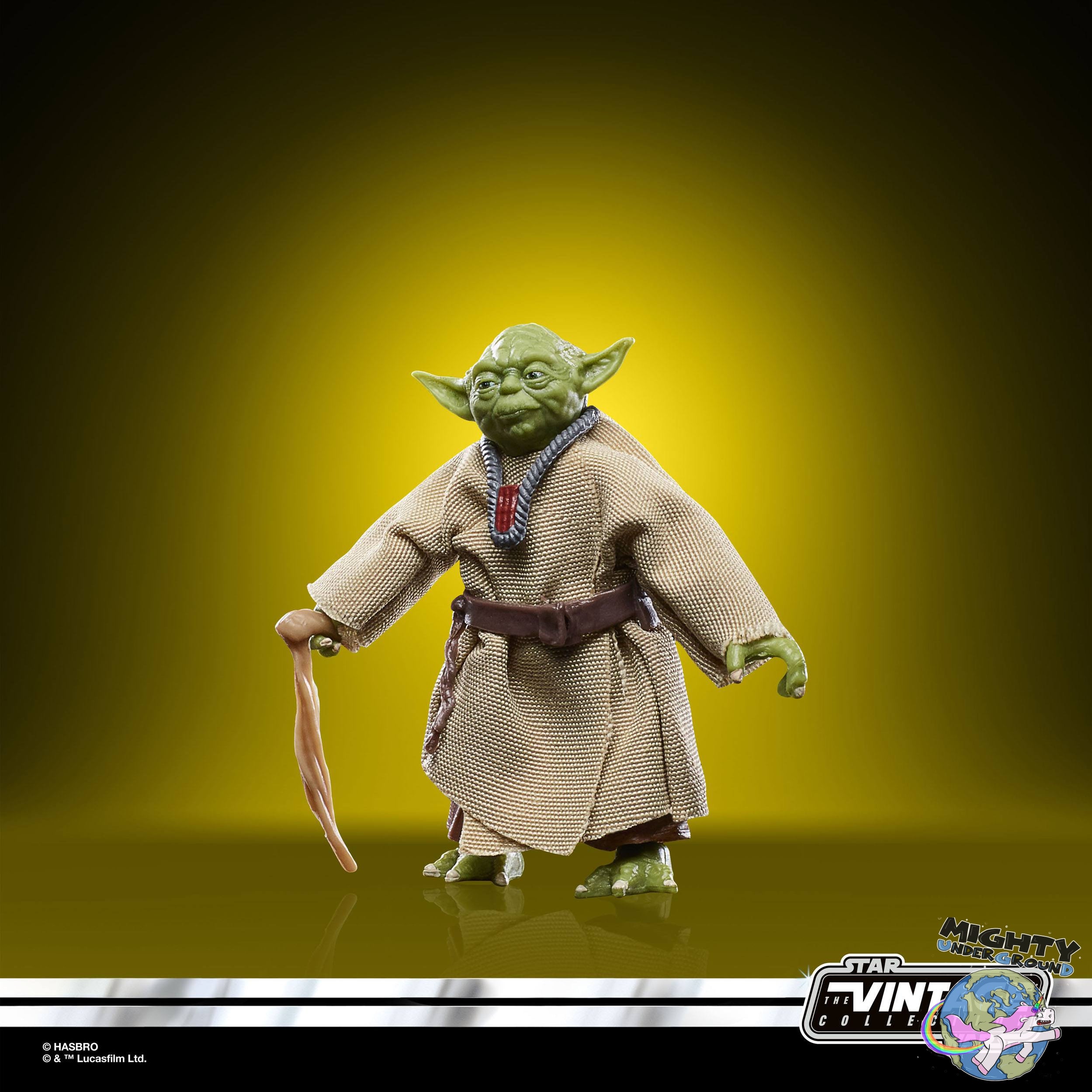 Star Wars Vintage Collection: Yoda (Dagobah) - 10 cm-Actionfiguren-Hasbro-Mighty Underground