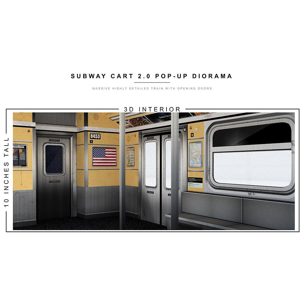 Subway Cart 2.0 Pop-Up - Diorama - 1/12-Actionfiguren-Extreme Sets-Mighty Underground