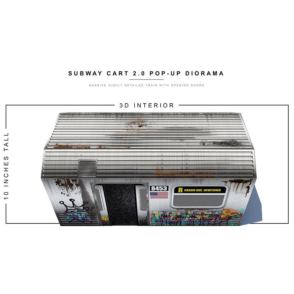 Subway Cart 2.0 Pop-Up - Diorama - 1/12-Actionfiguren-Extreme Sets-Mighty Underground