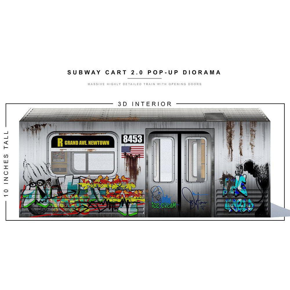 Subway Cart 2.0 Pop-Up - Diorama - 1/12-Actionfiguren-Extreme Sets-Mighty Underground