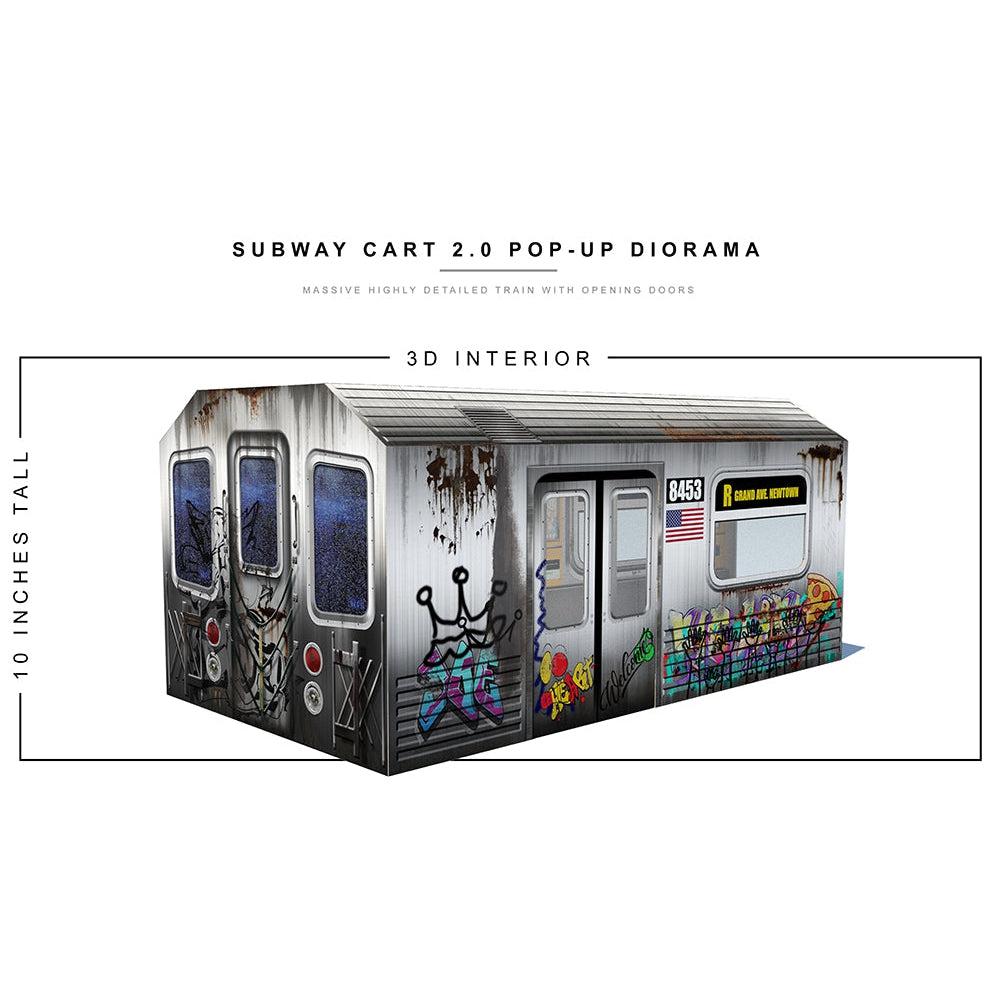 Subway Cart 2.0 Pop-Up - Diorama - 1/12-Actionfiguren-Extreme Sets-Mighty Underground