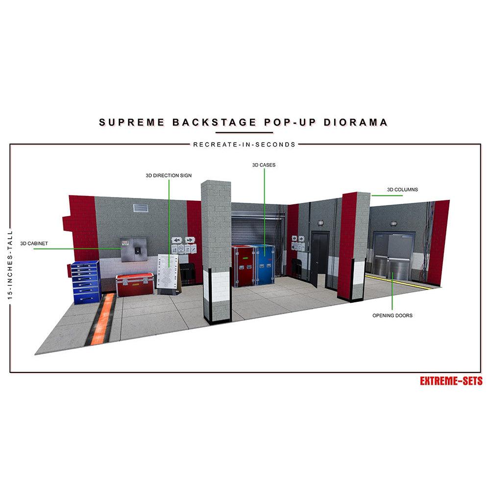 Supreme Backstage Pop-Up - Diorama - 1/12-Actionfiguren-Extreme Sets-Mighty Underground