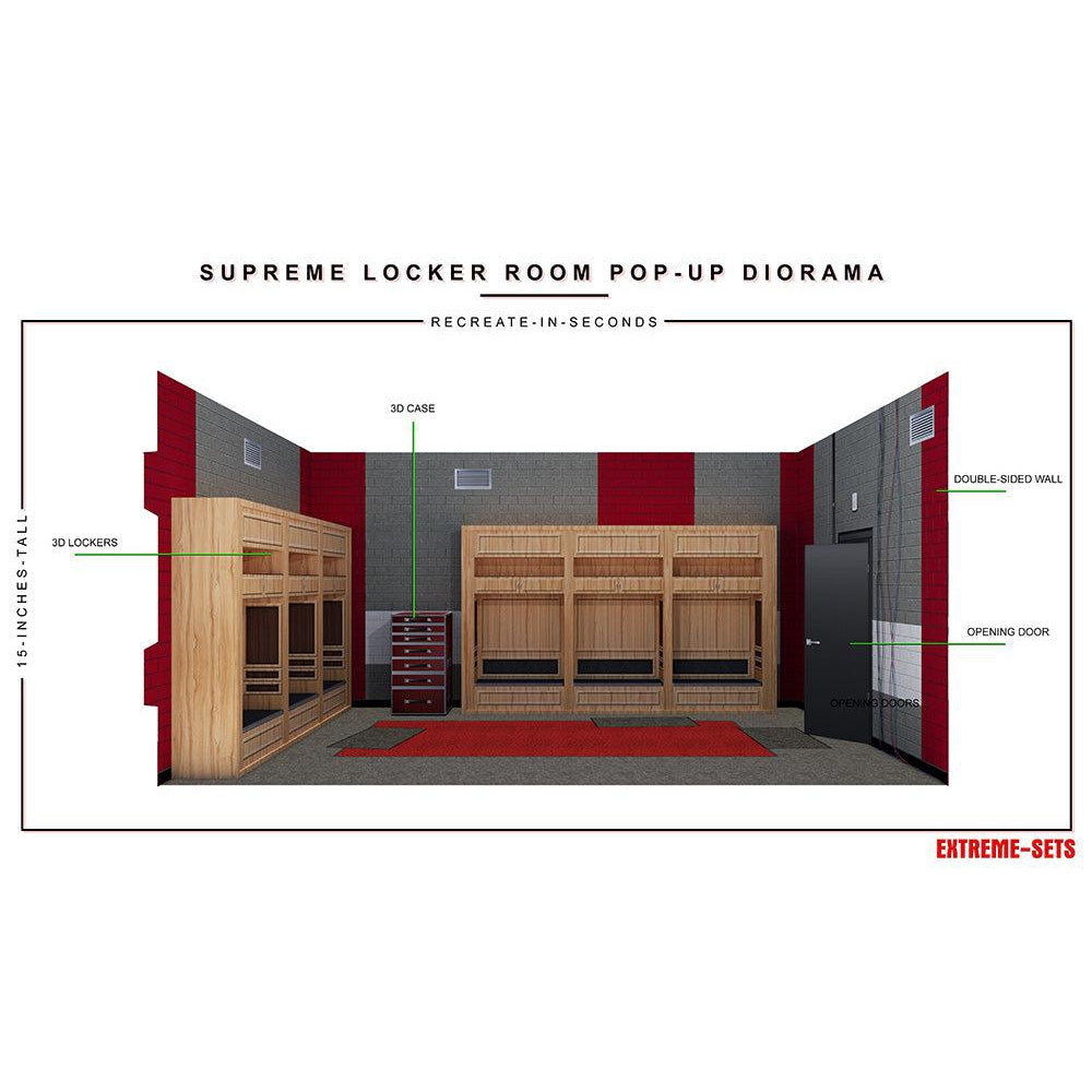Supreme Locker Room Pop-Up - Diorama - 1/12-Actionfiguren-Extreme Sets-Mighty Underground