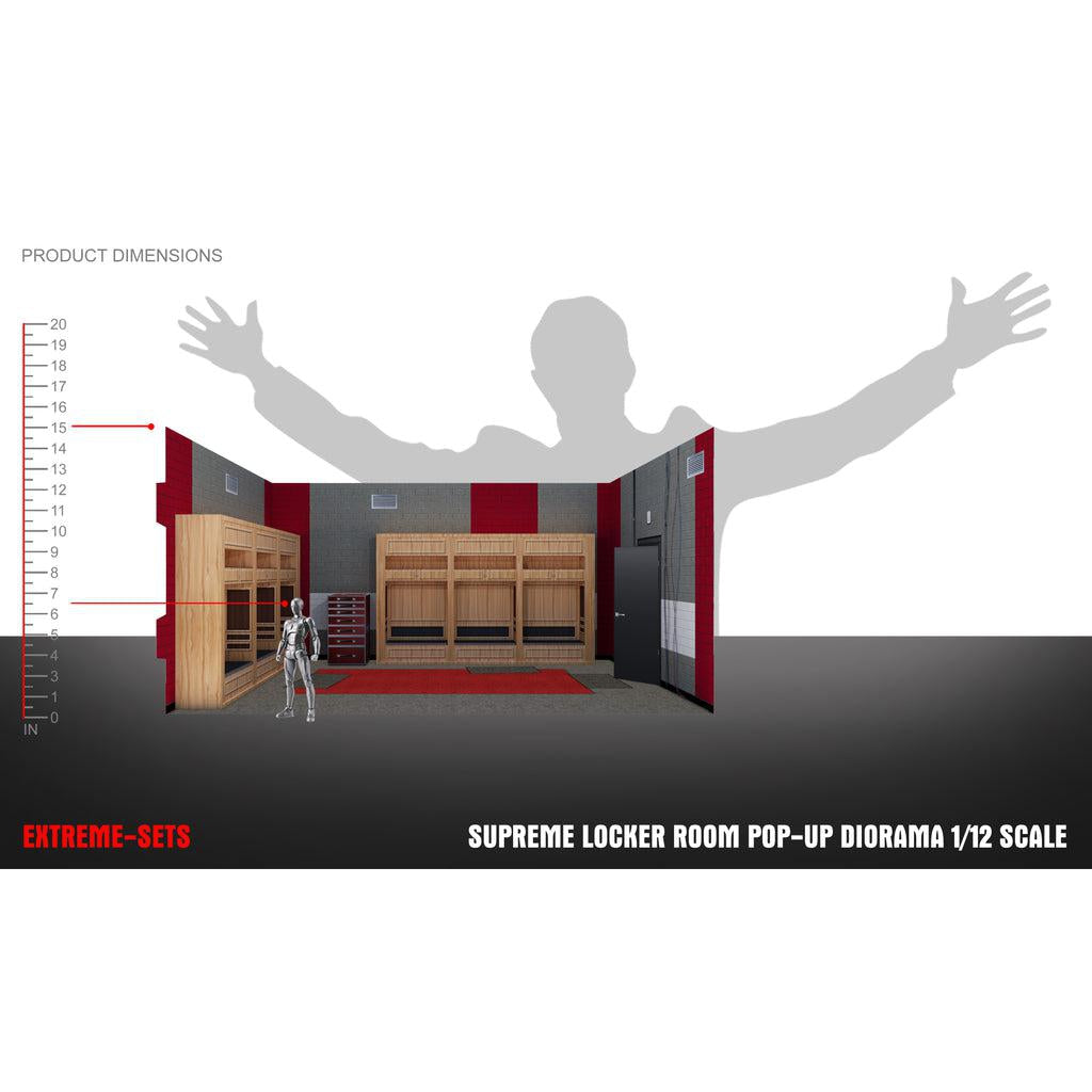 Supreme Locker Room Pop-Up - Diorama - 1/12-Actionfiguren-Extreme Sets-Mighty Underground