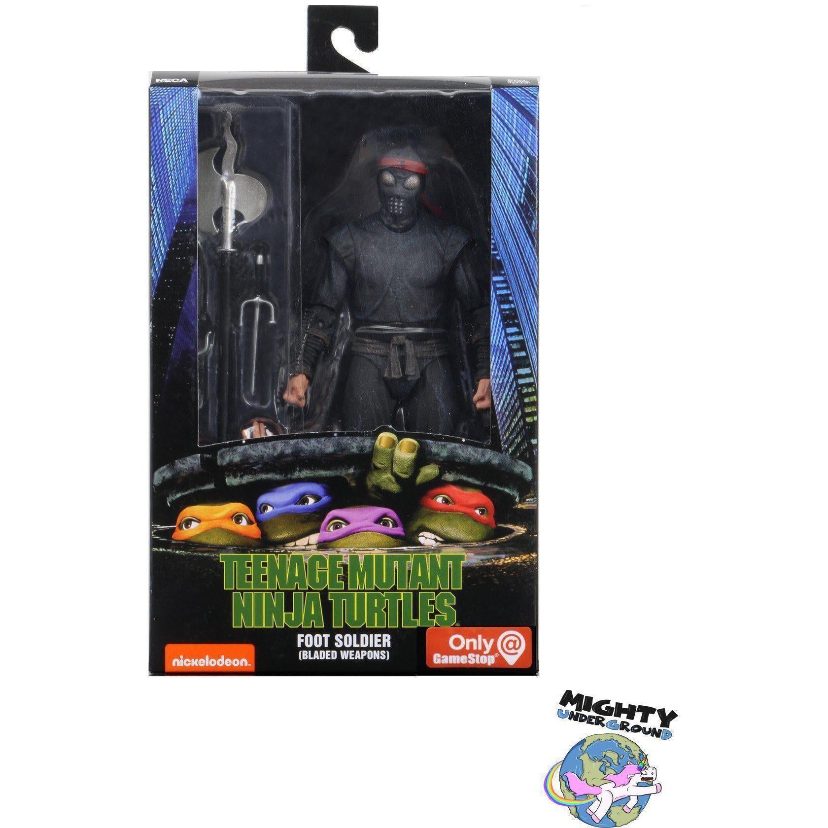 TMNT (1990 Movie): Foot Soldier (Bladed Weapons)-Actionfiguren-NECA-mighty-underground