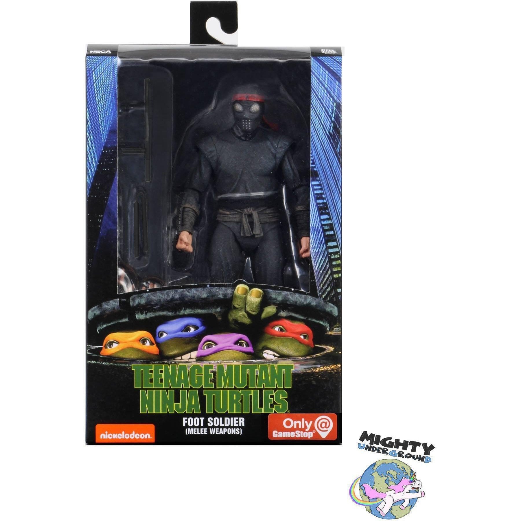 TMNT (1990 Movie): Foot Soldier (Melee Weapons)-Actionfiguren-NECA-mighty-underground