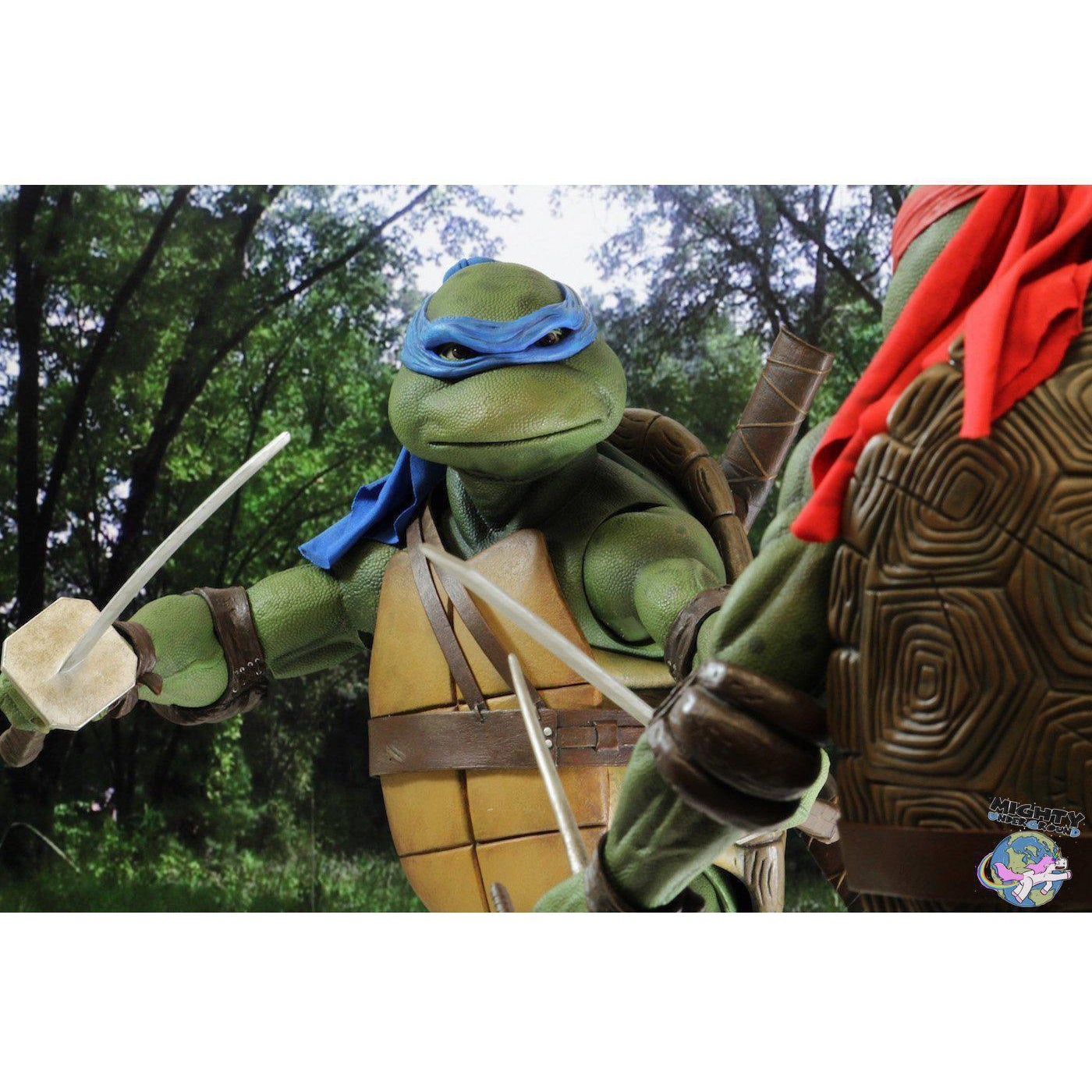 TMNT (1990 Movie): Leonardo 1/4-Actionfiguren-NECA-mighty-underground