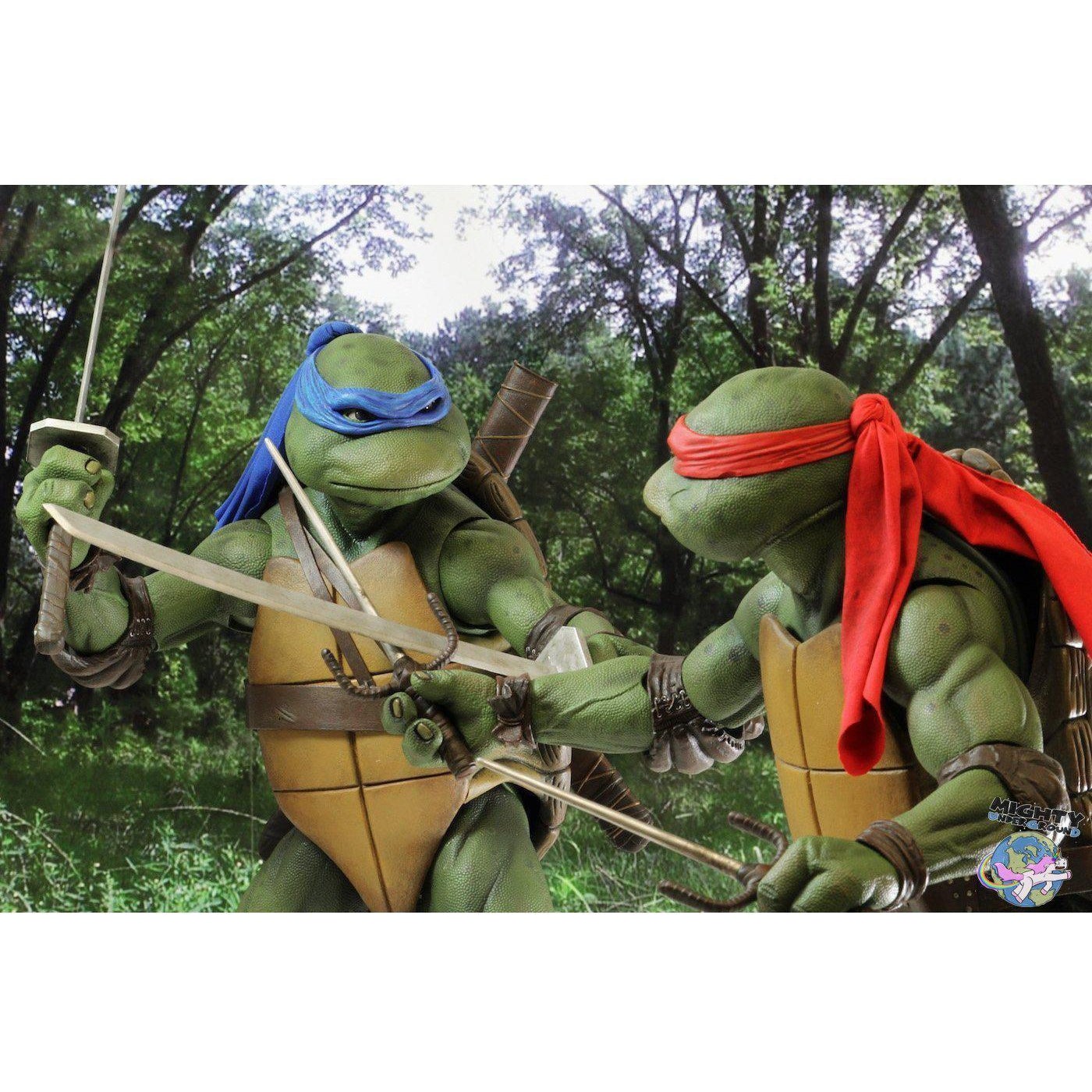 TMNT (1990 Movie): Leonardo 1/4-Actionfiguren-NECA-mighty-underground