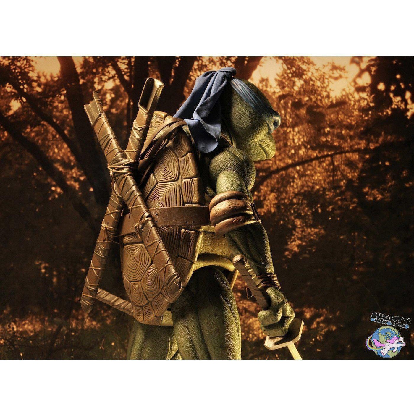 TMNT (1990 Movie): Leonardo 1/4-Actionfiguren-NECA-mighty-underground
