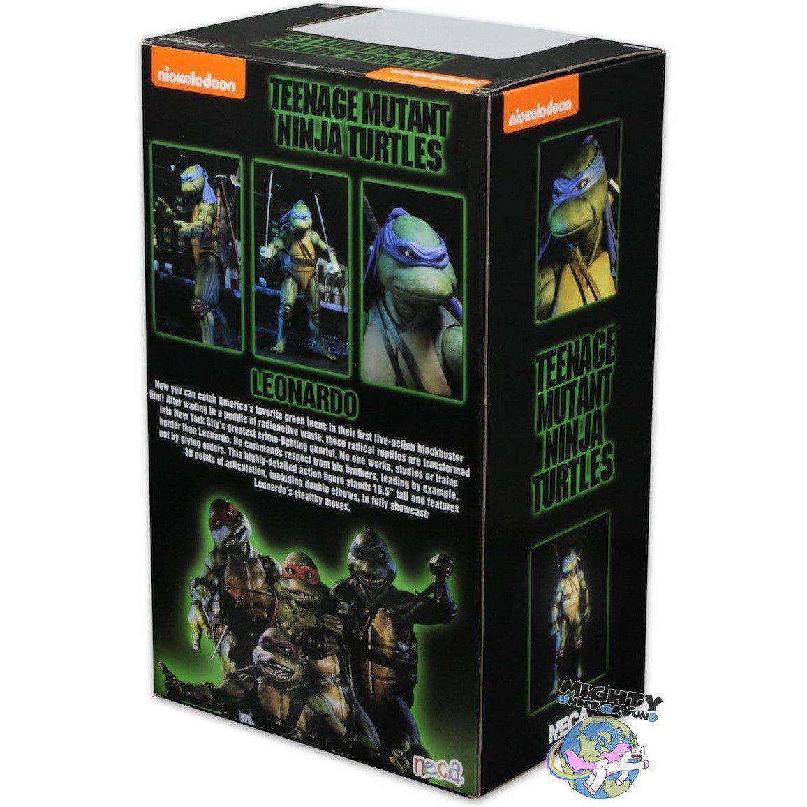 TMNT (1990 Movie): Leonardo 1/4-Actionfiguren-NECA-mighty-underground