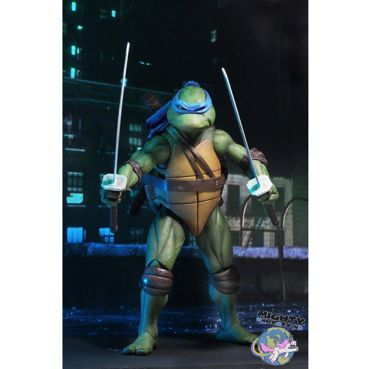 TMNT (1990 Movie): Leonardo 1/4-Actionfiguren-NECA-mighty-underground