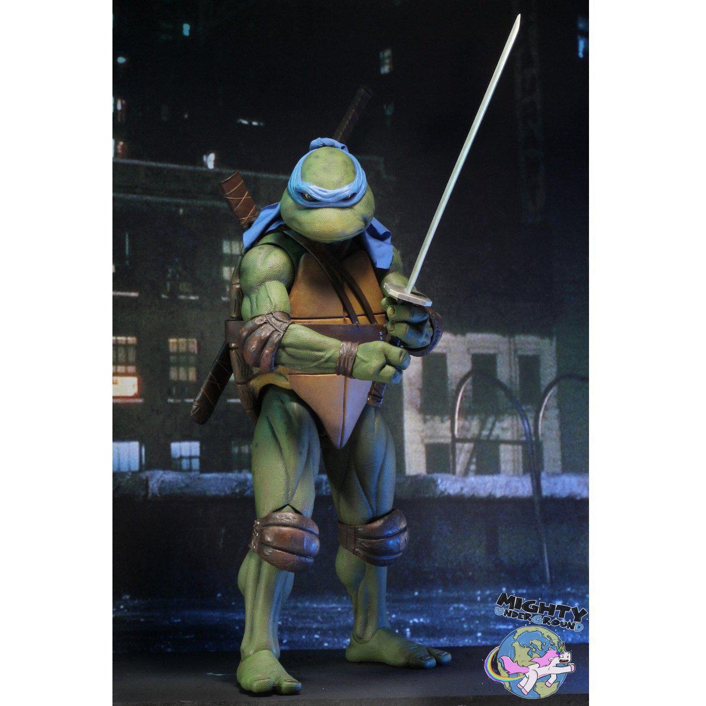 TMNT (1990 Movie): Leonardo 1/4-Actionfiguren-NECA-mighty-underground