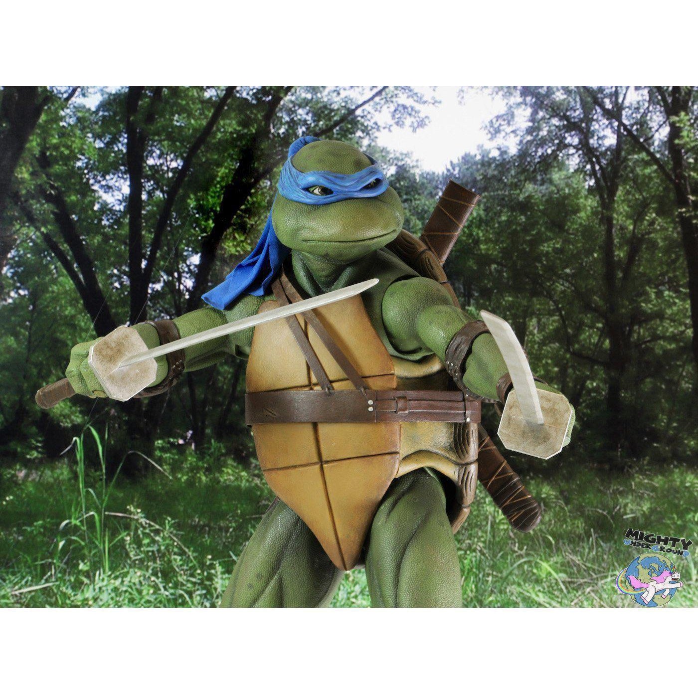 TMNT (1990 Movie): Leonardo 1/4-Actionfiguren-NECA-mighty-underground
