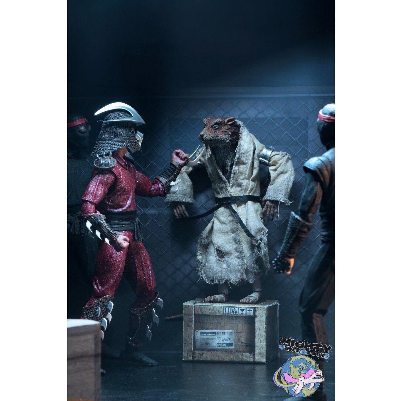 TMNT (1990 Movie): Splinter-Actionfiguren-NECA-Mighty Underground