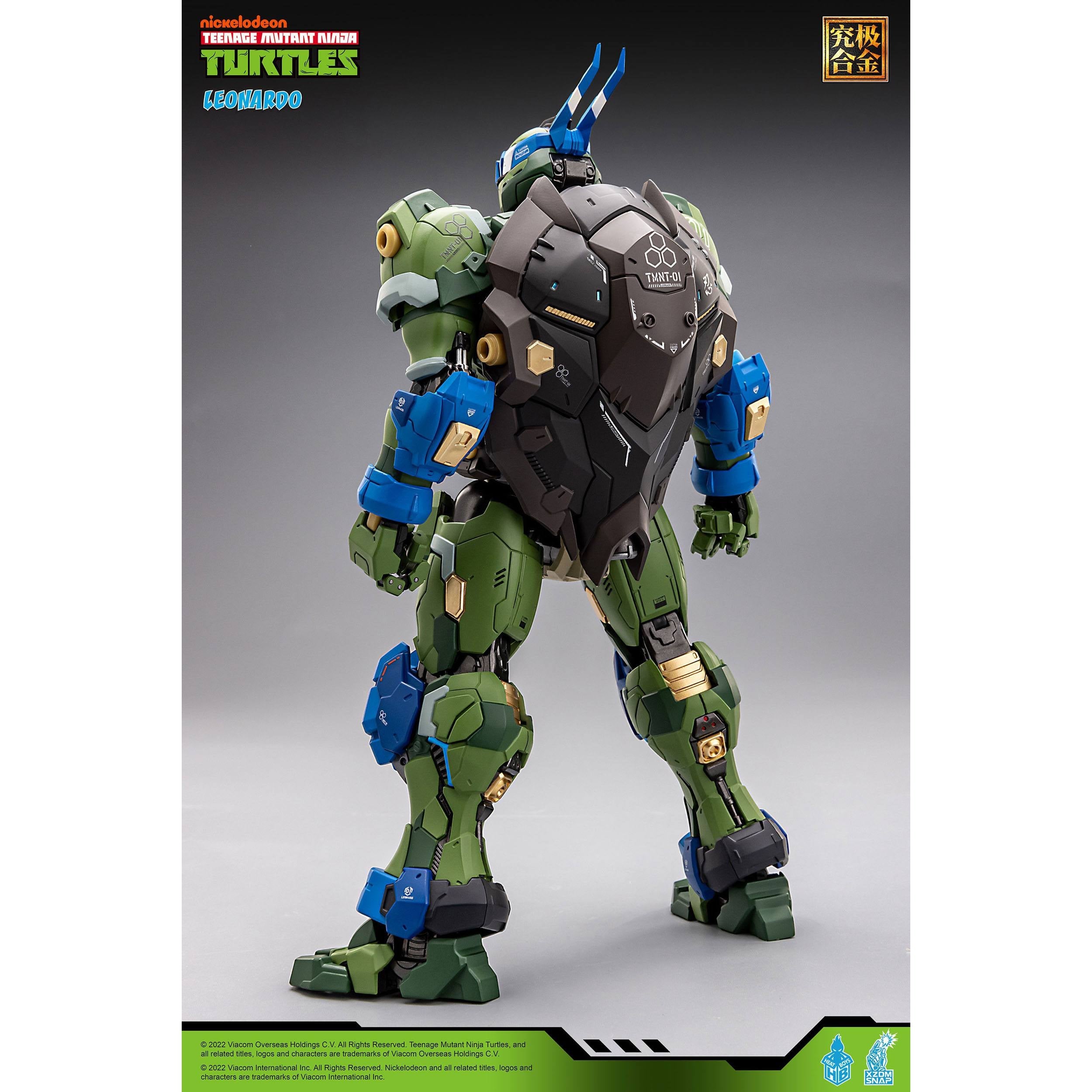 TMNT: Alloy Leonardo - 23 cm-Actionfiguren-Heat Boys-Mighty Underground