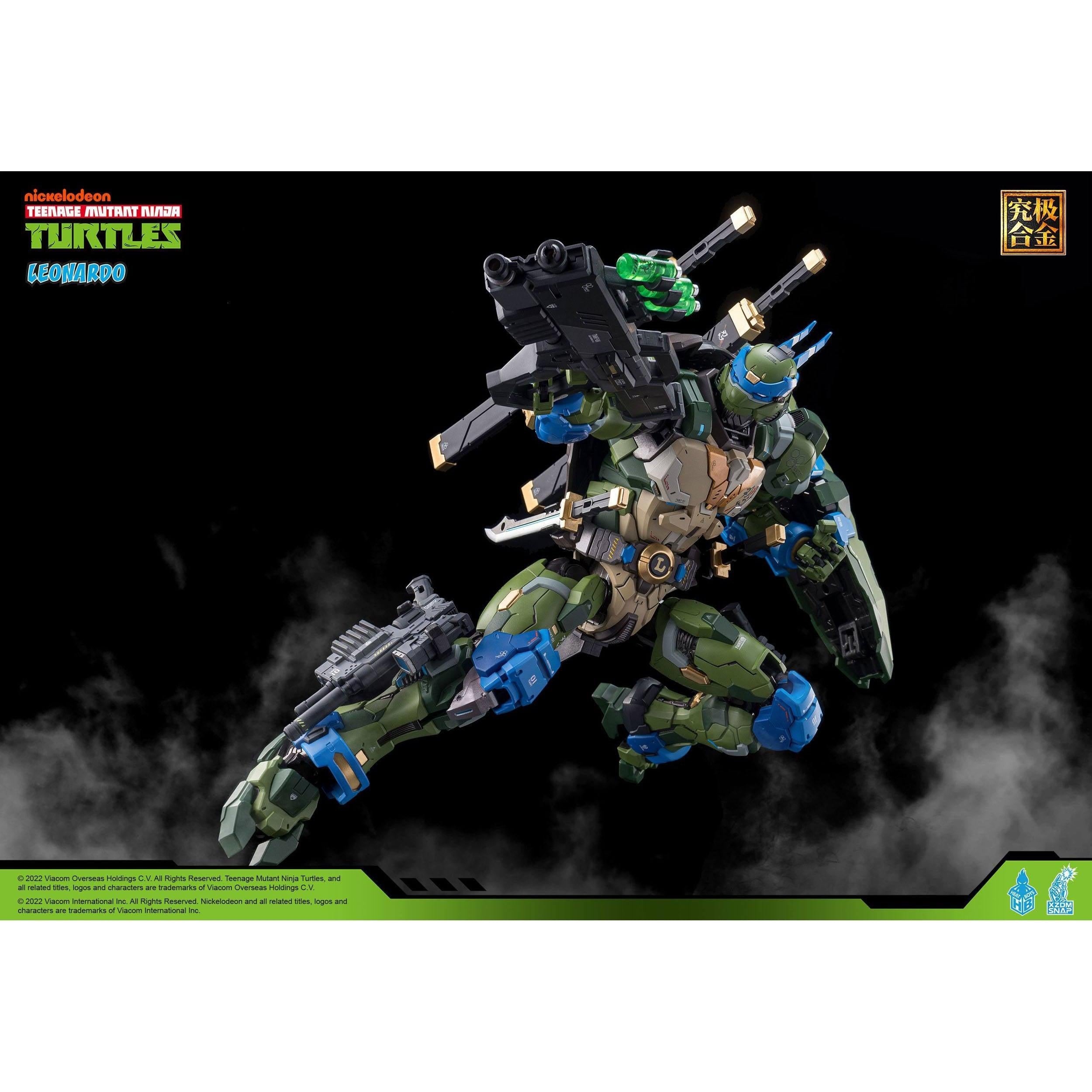 TMNT: Alloy Leonardo - 23 cm-Actionfiguren-Heat Boys-Mighty Underground