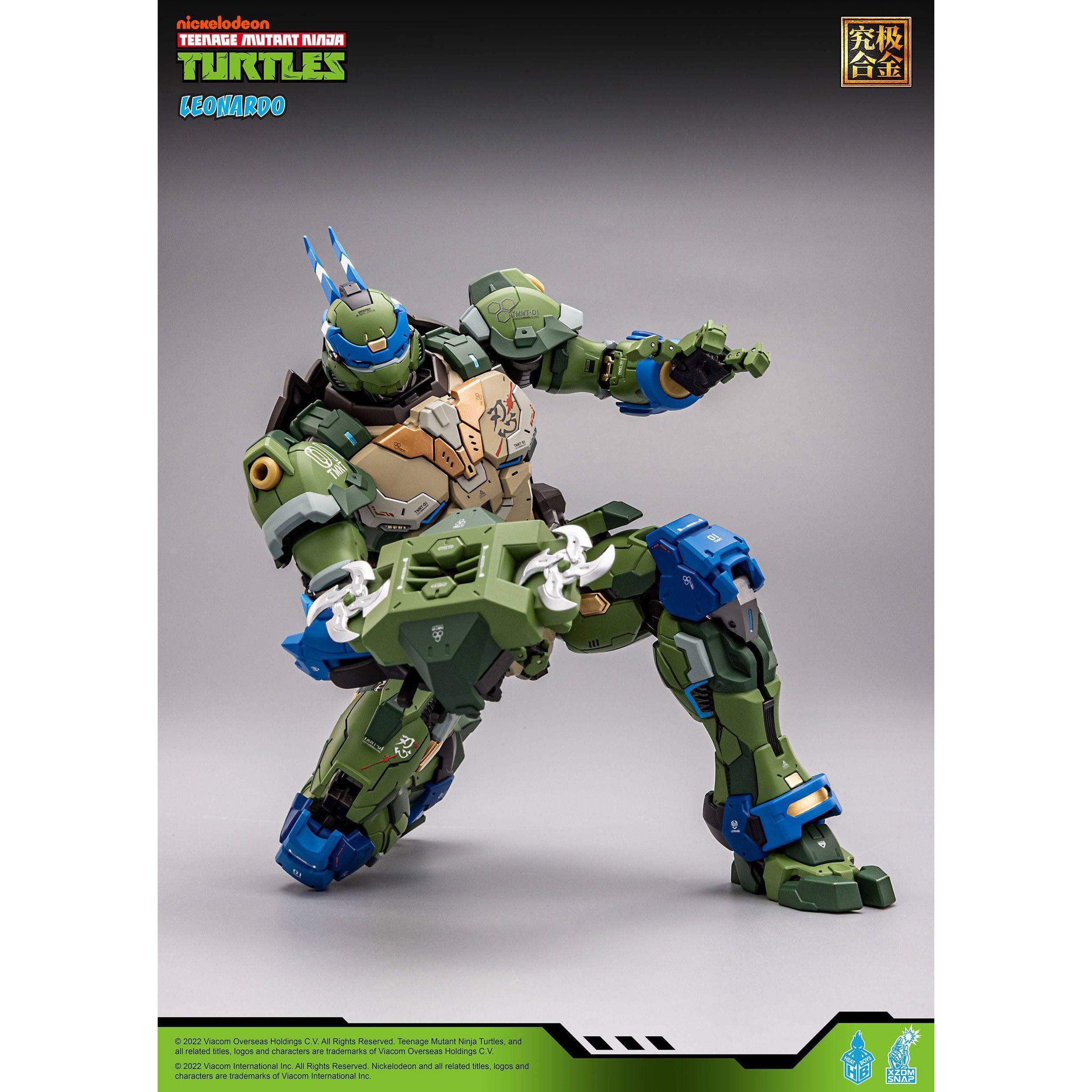 TMNT: Alloy Leonardo - 23 cm-Actionfiguren-Heat Boys-Mighty Underground