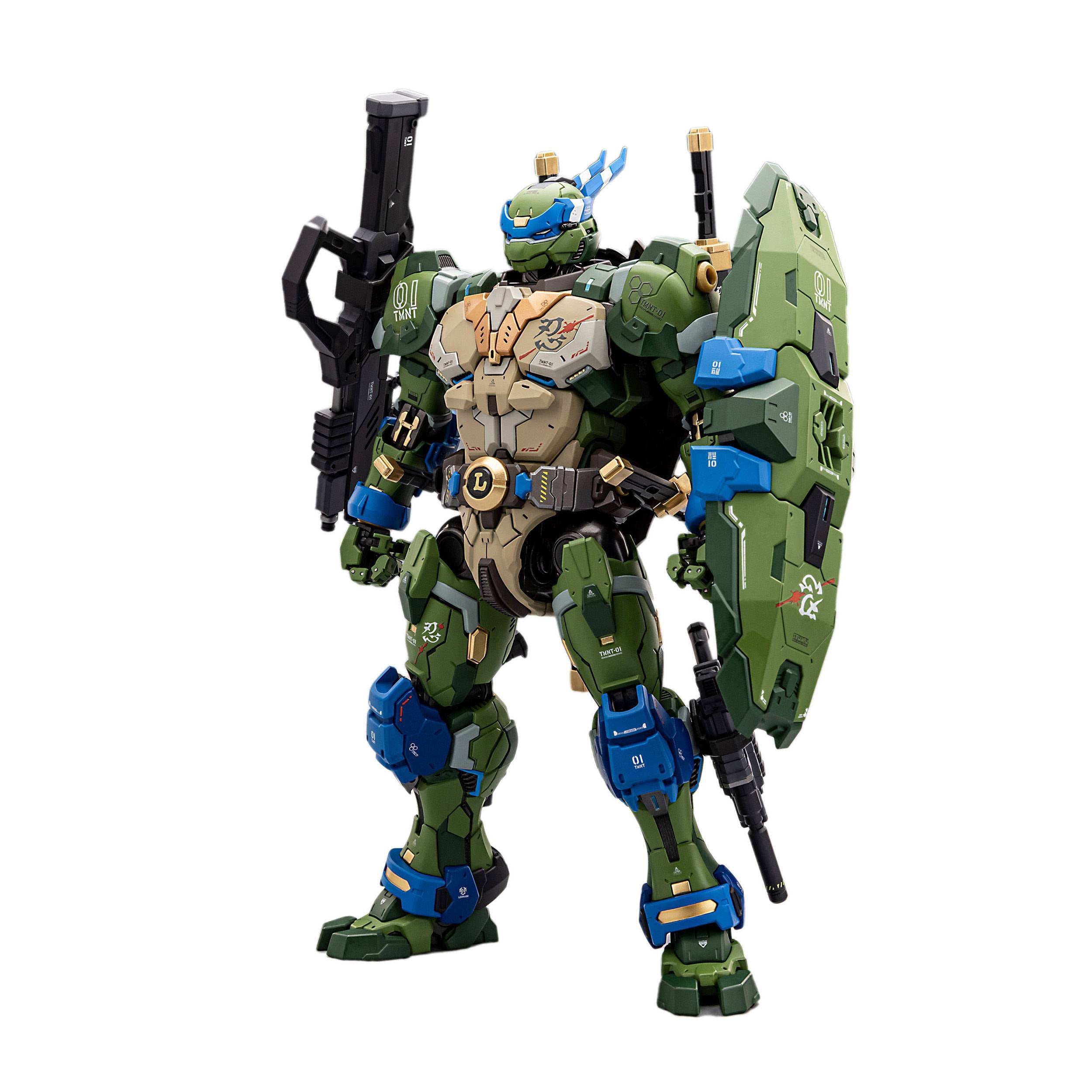 TMNT: Alloy Leonardo - 23 cm-Actionfiguren-Heat Boys-Mighty Underground