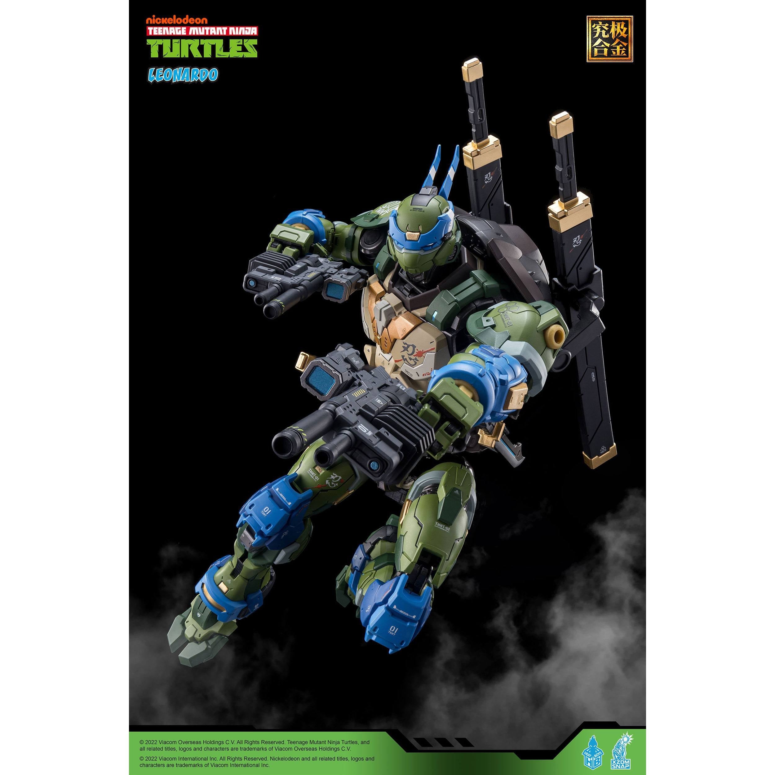 TMNT: Alloy Leonardo - 23 cm-Actionfiguren-Heat Boys-Mighty Underground