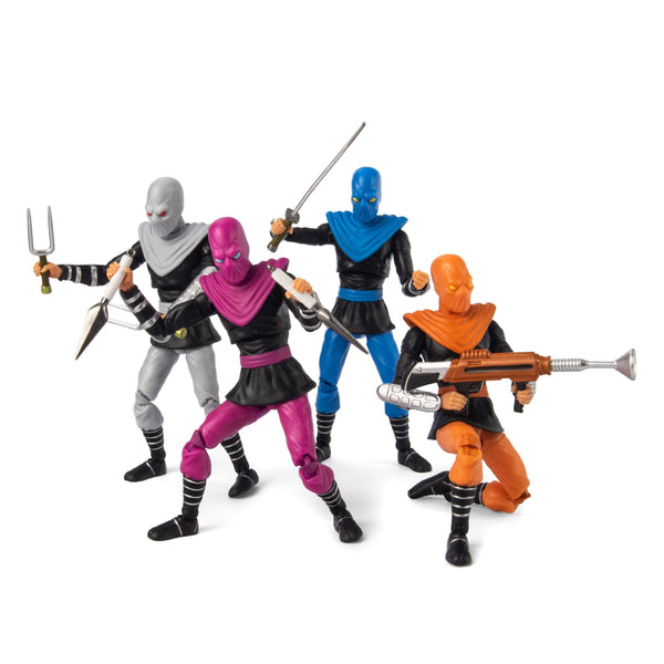 TMNT: Foot Soldiers BST AXN Figure 4-Set - 5 inch-Actionfiguren-The Loyal Subjects-Mighty Underground