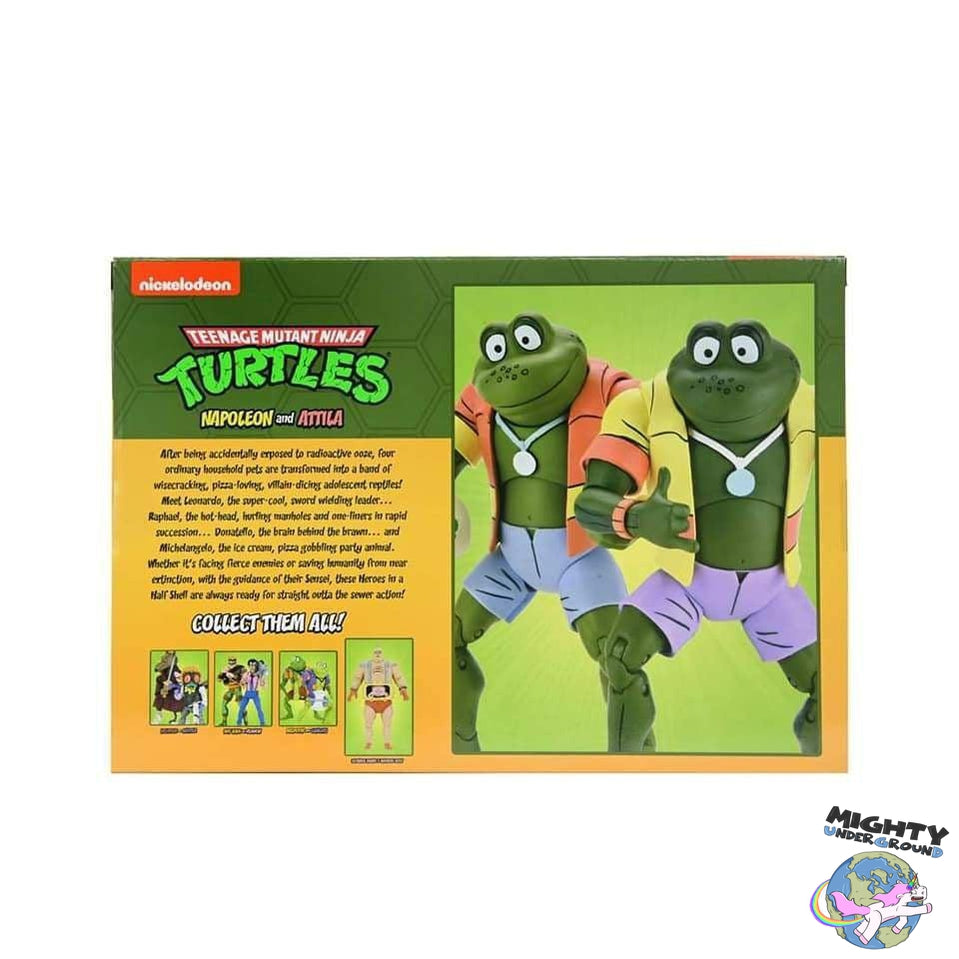 TMNT: Napoleon & Attila Frog 2-Pack VORBESTELLUNG!-Actionfiguren-NECA-Mighty Underground