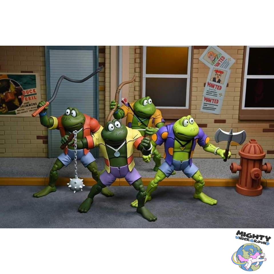 TMNT: Napoleon & Attila Frog 2-Pack VORBESTELLUNG!-Actionfiguren-NECA-Mighty Underground