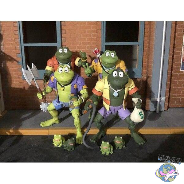 TMNT: Napoleon & Attila Frog 2-Pack VORBESTELLUNG!-Actionfiguren-NECA-mighty-underground