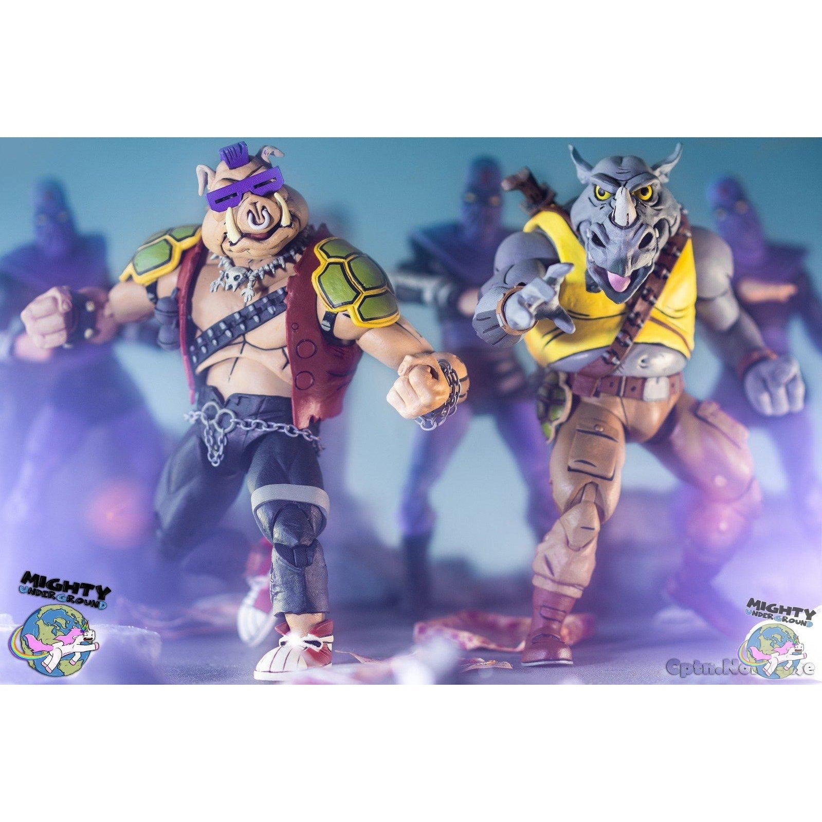 TMNT: Rocksteady and Bebop 2-Pack-Actionfiguren-NECA-mighty-underground