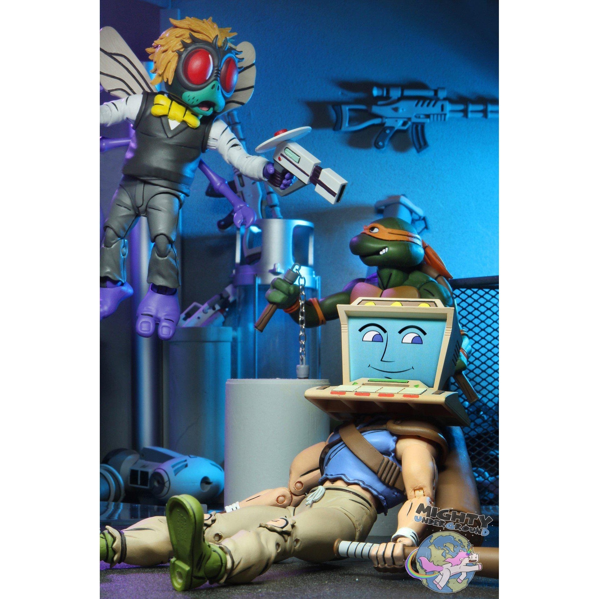 TMNT: Splinter & Baxter 2-Pack-Actionfiguren-NECA-Mighty Underground