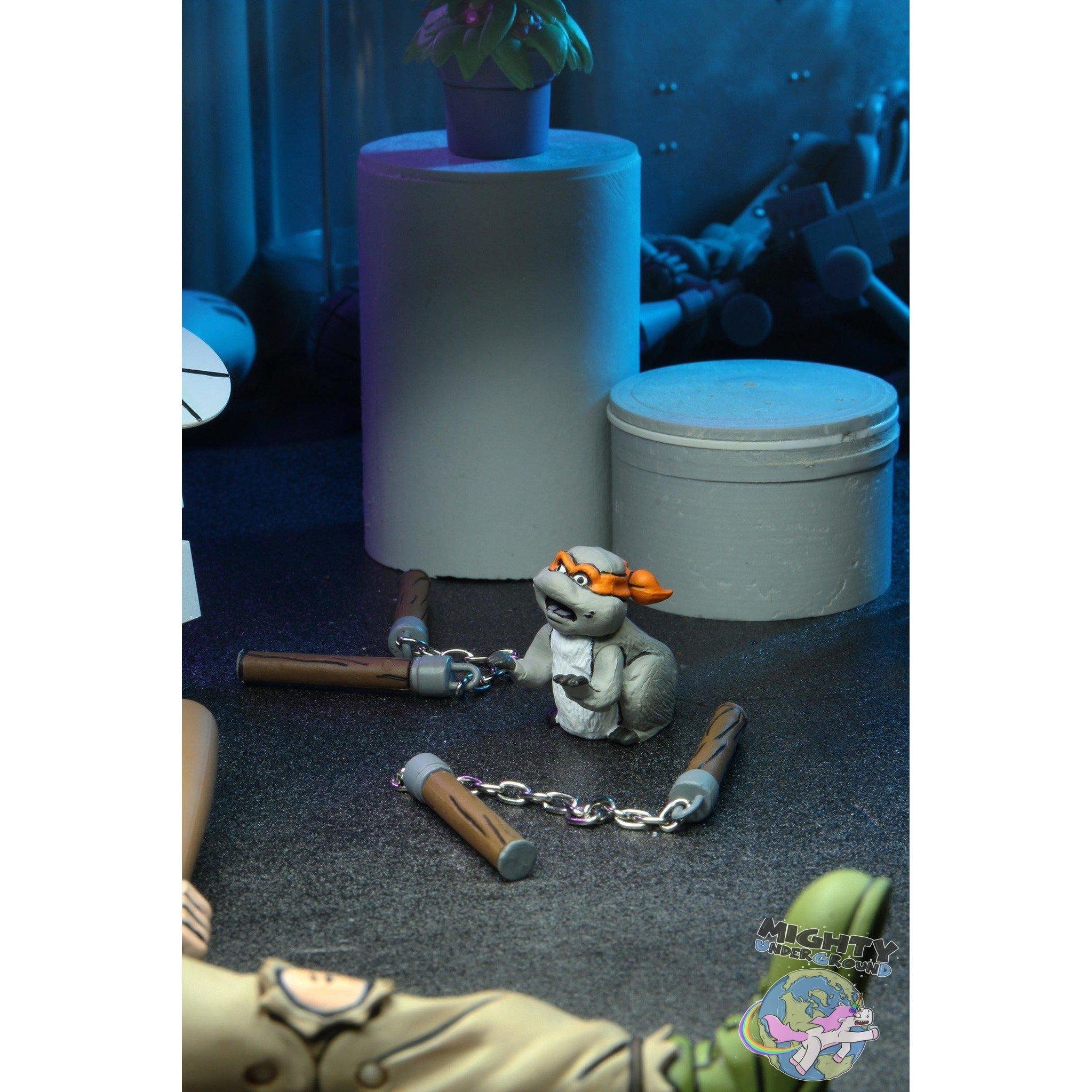 TMNT: Splinter & Baxter 2-Pack-Actionfiguren-NECA-Mighty Underground