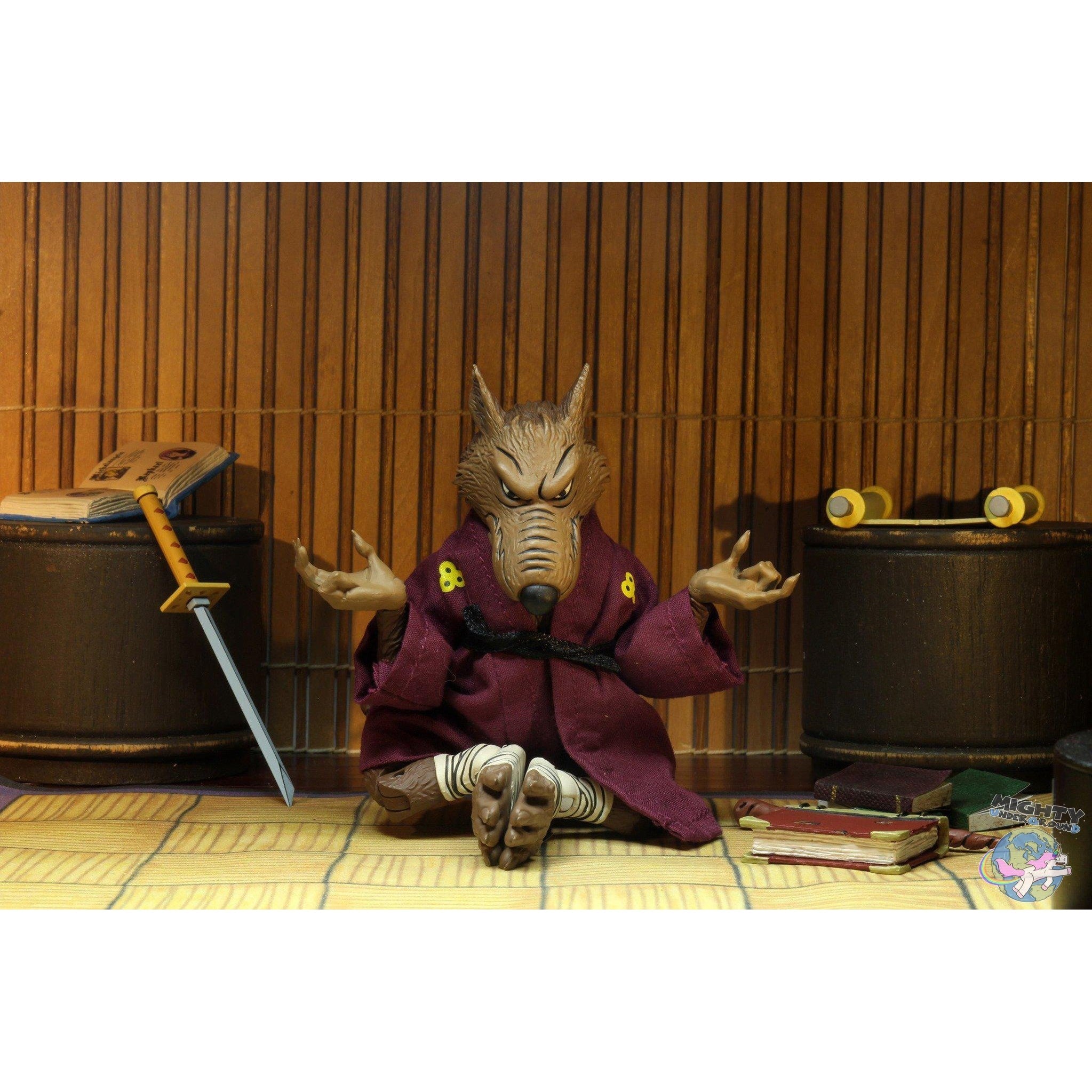 TMNT: Splinter & Baxter 2-Pack-Actionfiguren-NECA-Mighty Underground