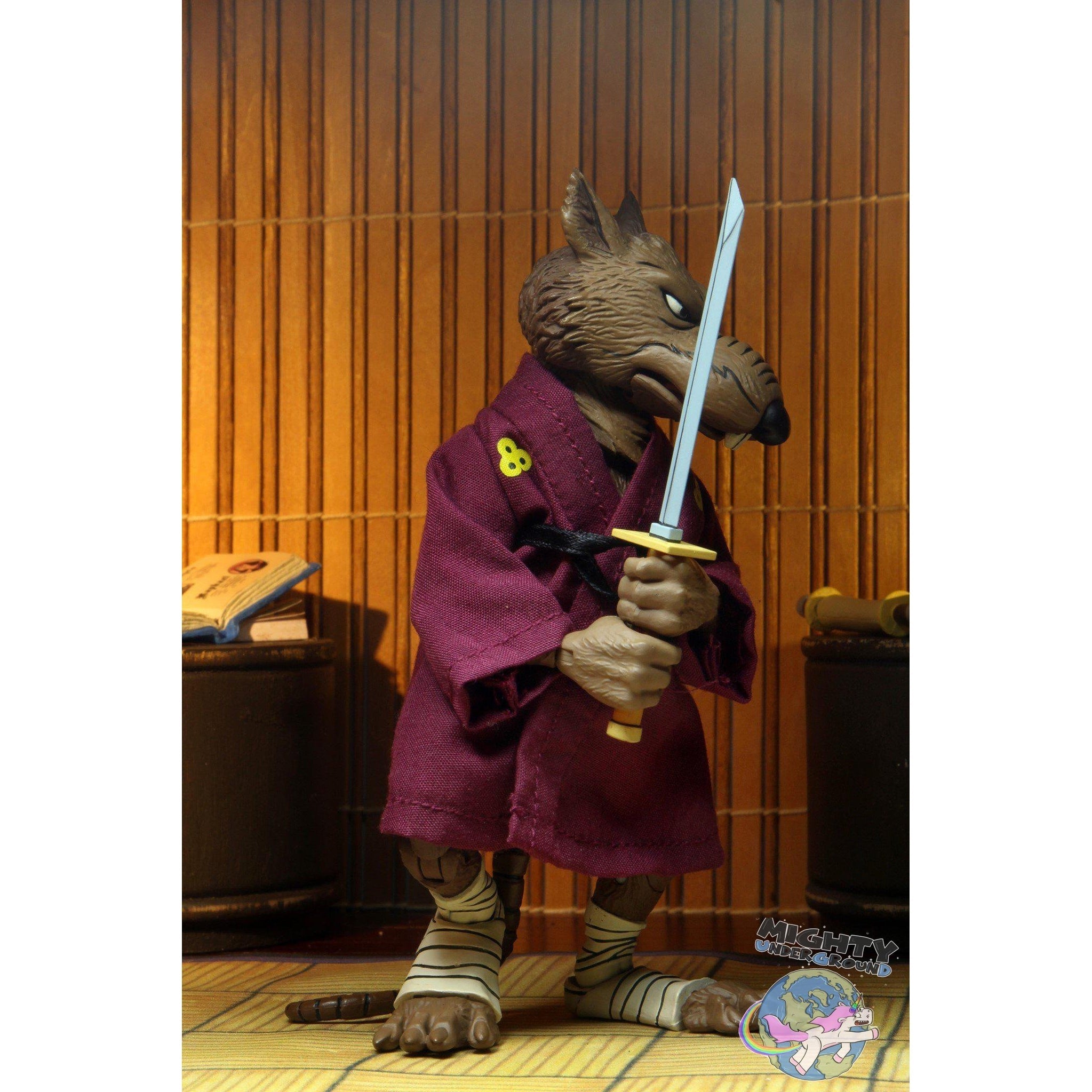 TMNT: Splinter & Baxter 2-Pack-Actionfiguren-NECA-Mighty Underground