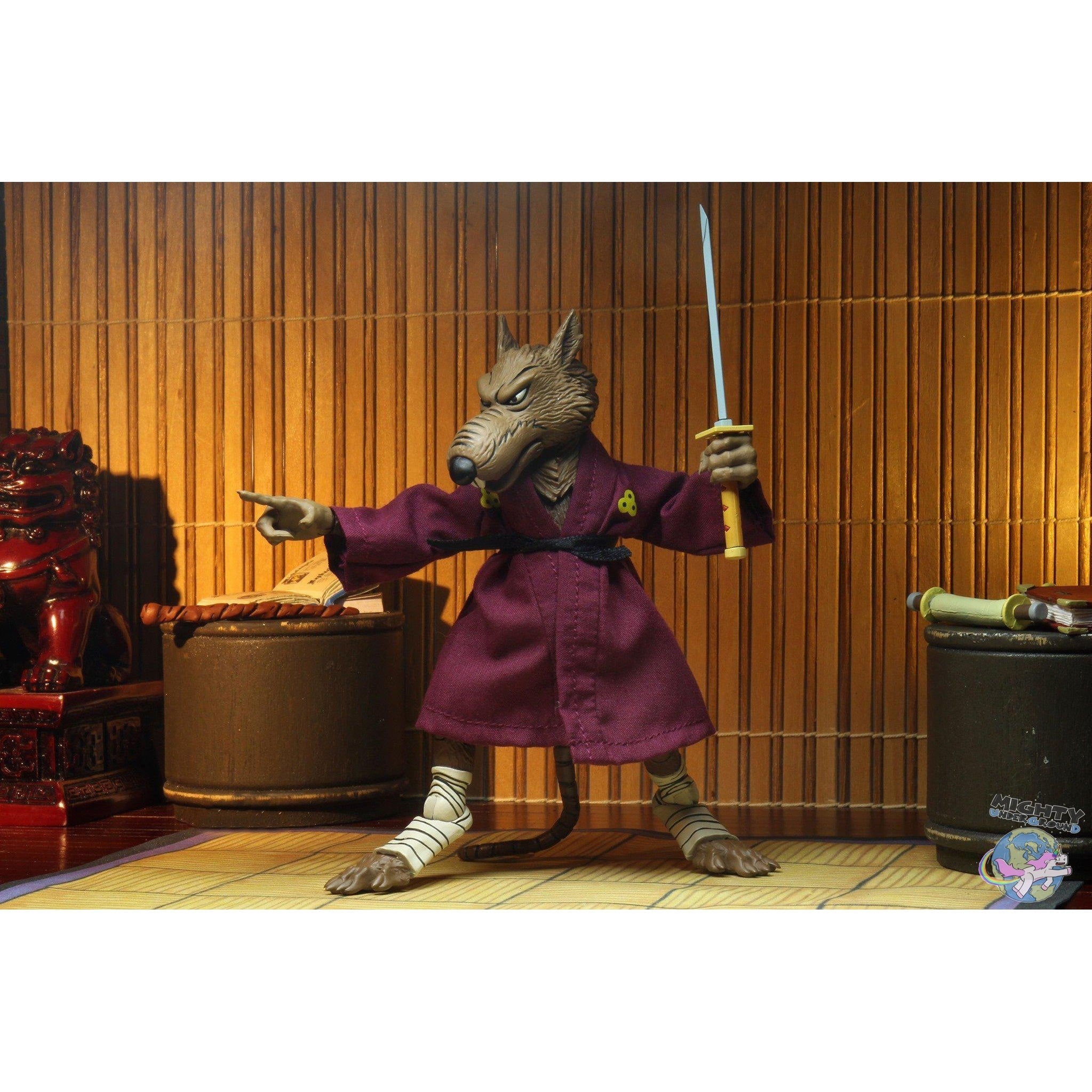 TMNT: Splinter & Baxter 2-Pack-Actionfiguren-NECA-Mighty Underground