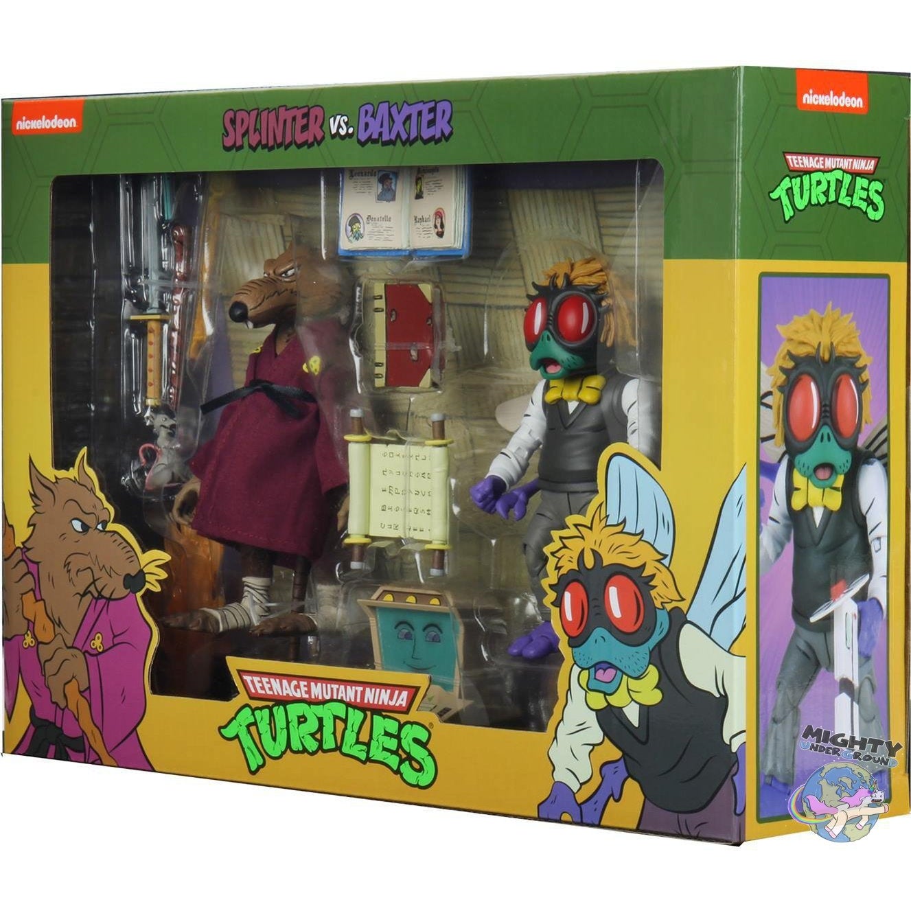 TMNT: Splinter & Baxter 2-Pack-Actionfiguren-NECA-Mighty Underground