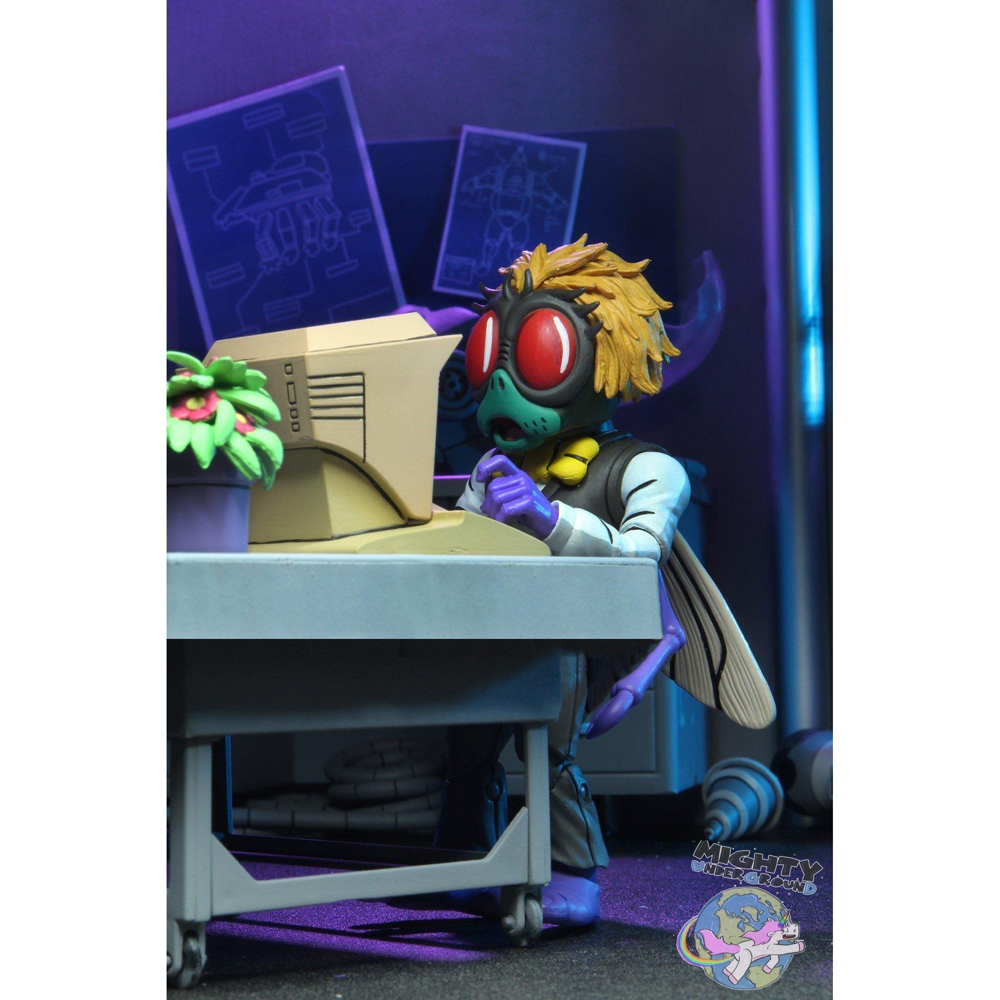 TMNT: Splinter & Baxter 2-Pack-Actionfiguren-NECA-Mighty Underground