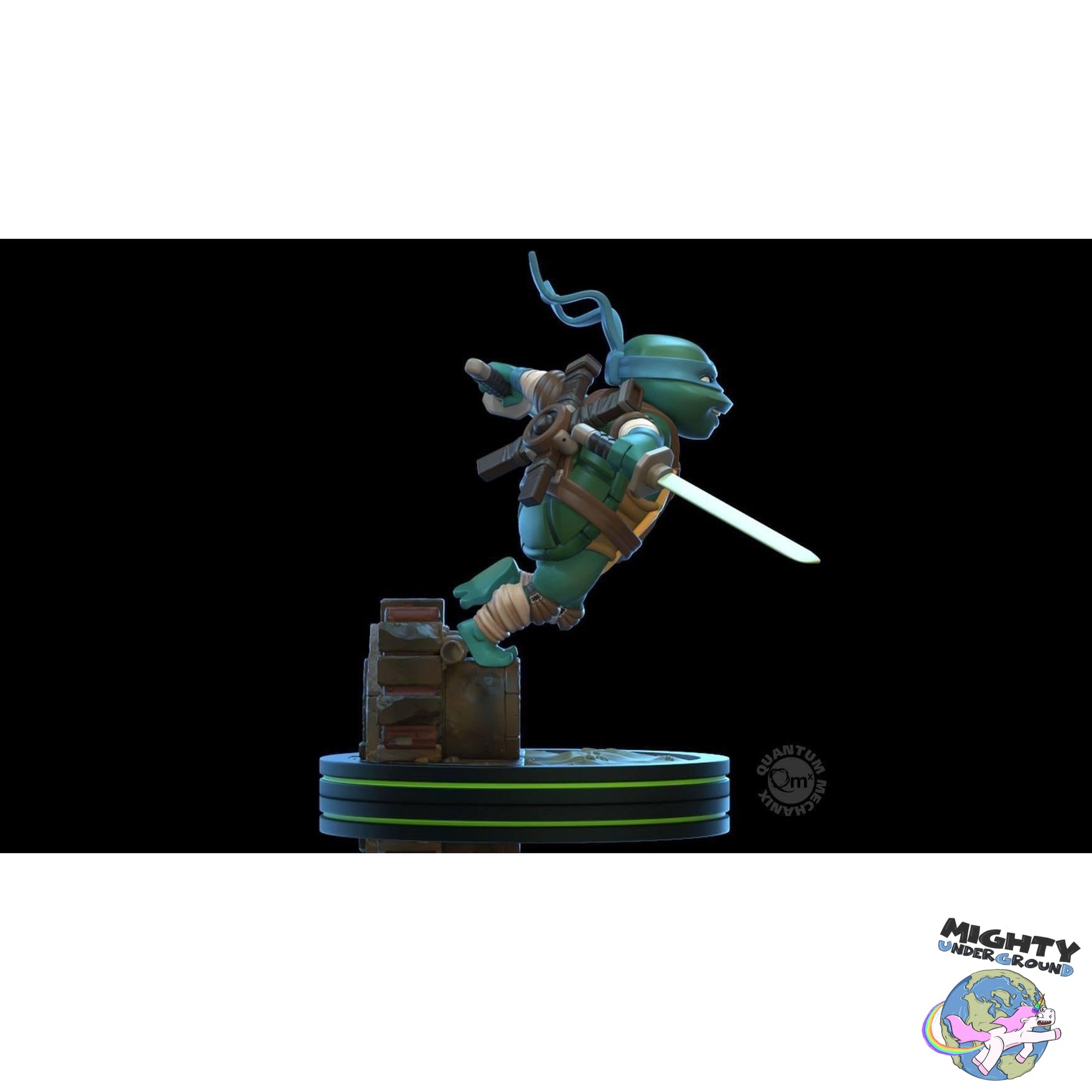 TMNT: Turtles 4-Set - Q-Fig-Figuren-Quantum Mechanix-Mighty Underground