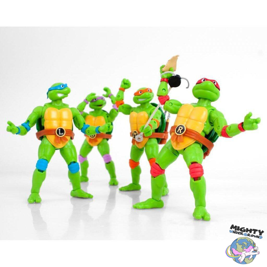 TMNT: Turtles BST AXN Figure 4-Set - 5 inch-Actionfiguren-The Loyal Subjects-Mighty Underground