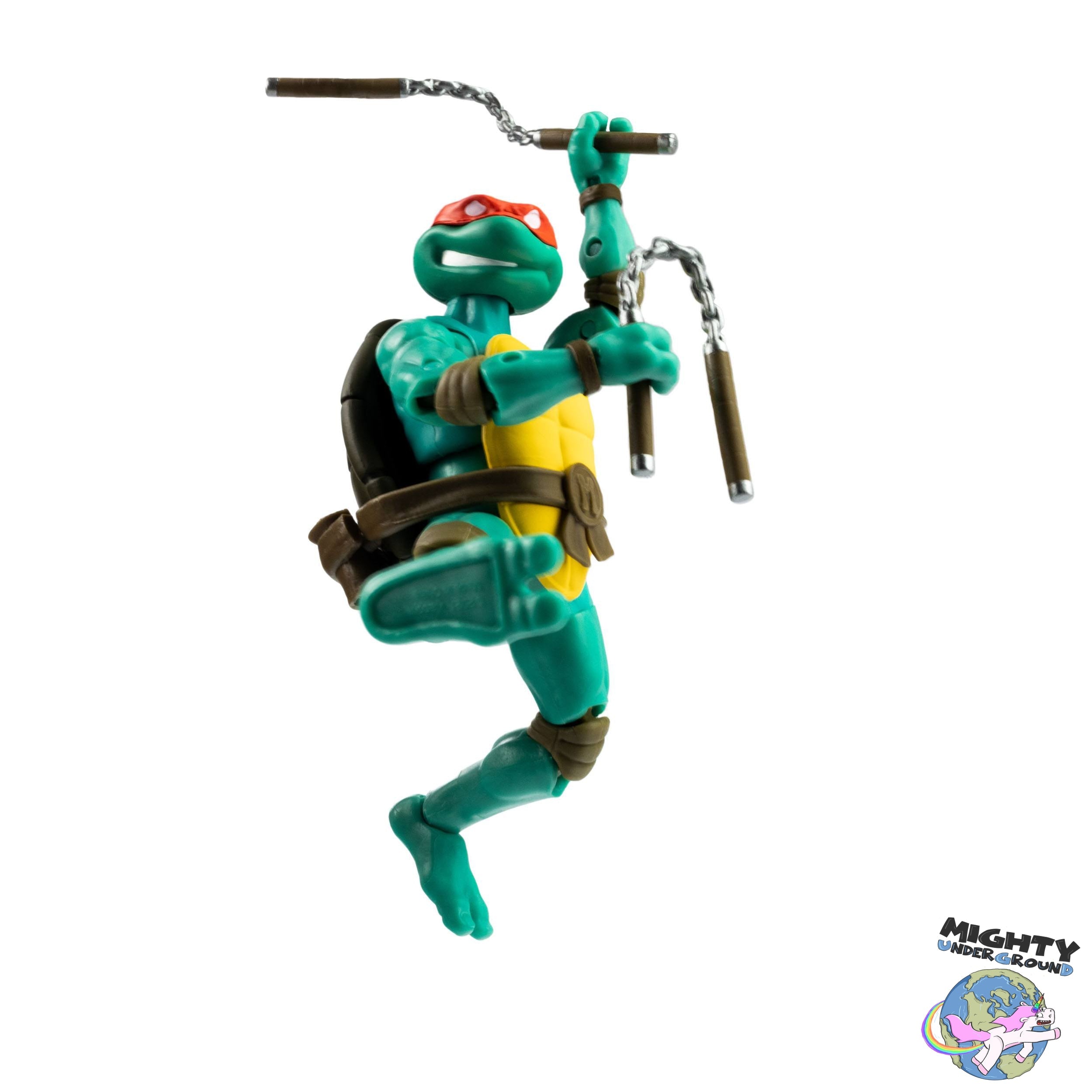 TMNT: Turtles BST AXN x IDW Figure + Comics 4-Set - 5 inch-Actionfiguren-The Loyal Subjects-Mighty Underground