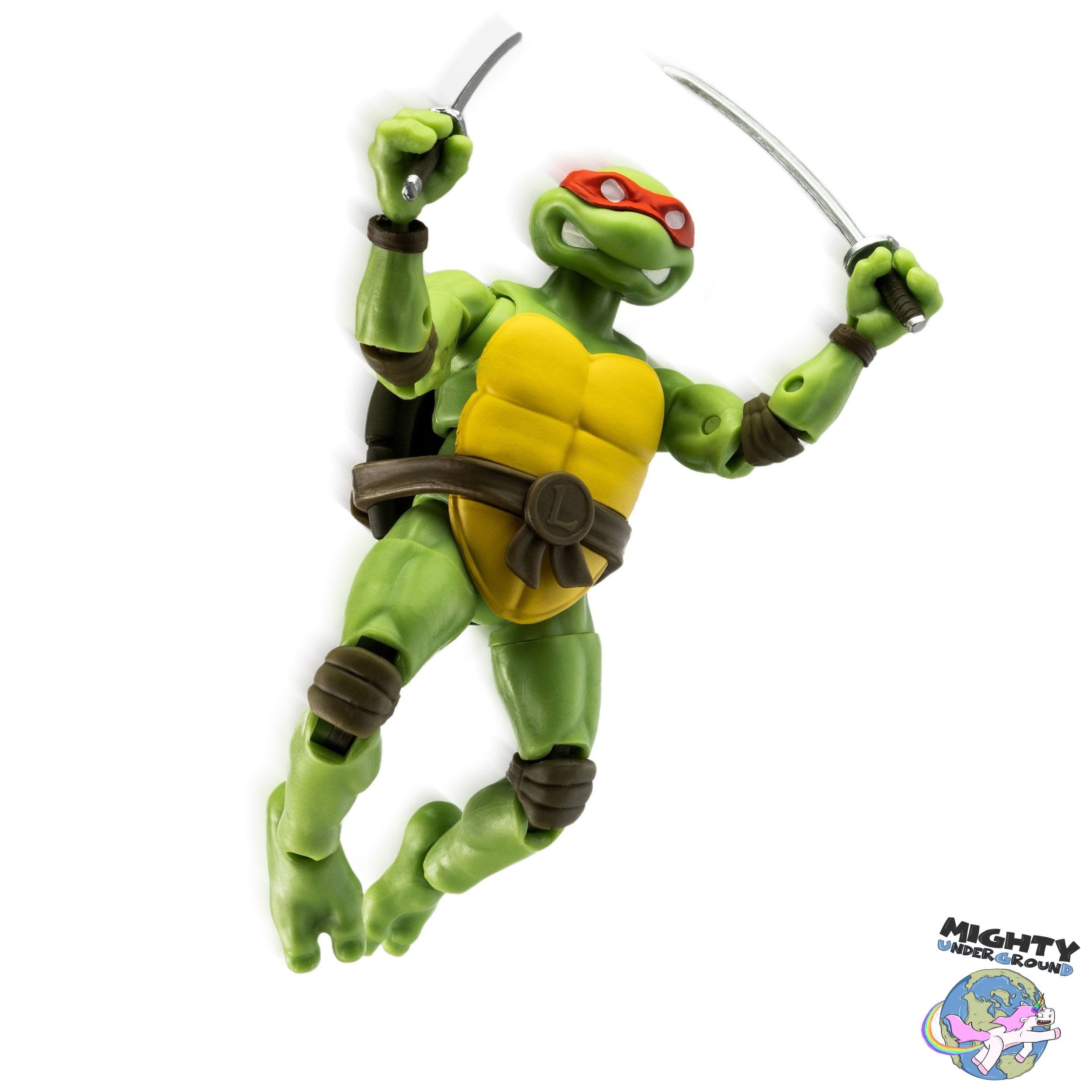 TMNT: Turtles BST AXN x IDW Figure + Comics 4-Set - 5 inch-Actionfiguren-The Loyal Subjects-Mighty Underground