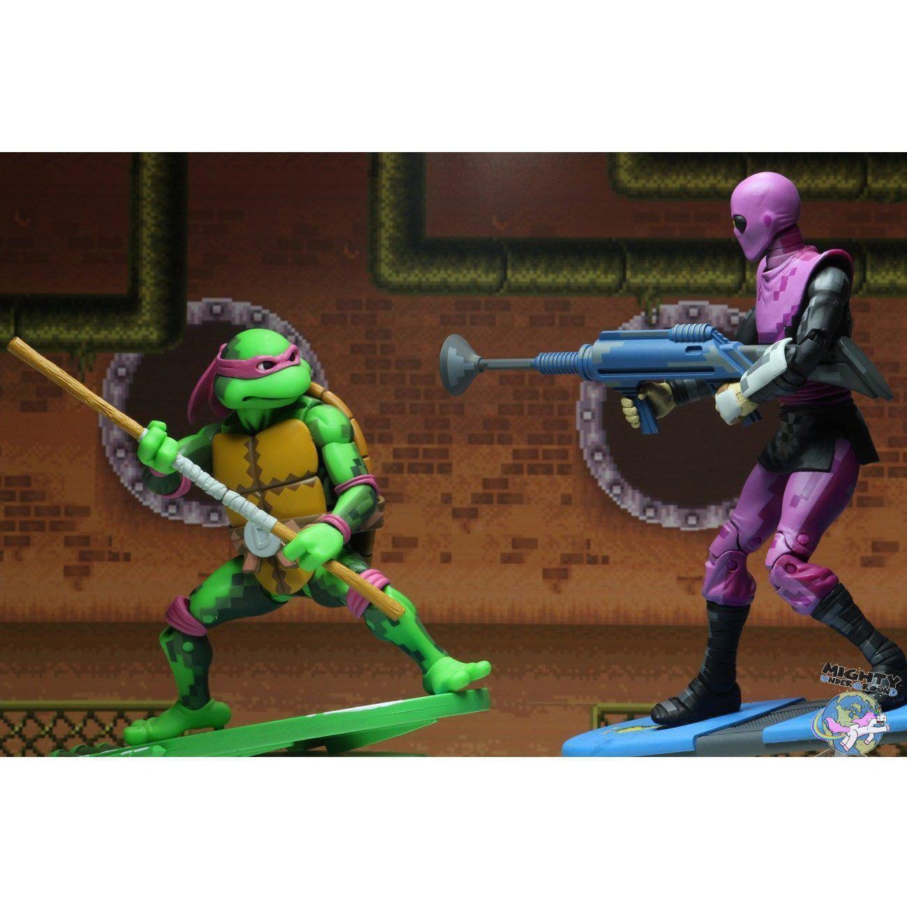 TMNT Turtles in Time (Game): Donatello-Actionfiguren-NECA-mighty-underground