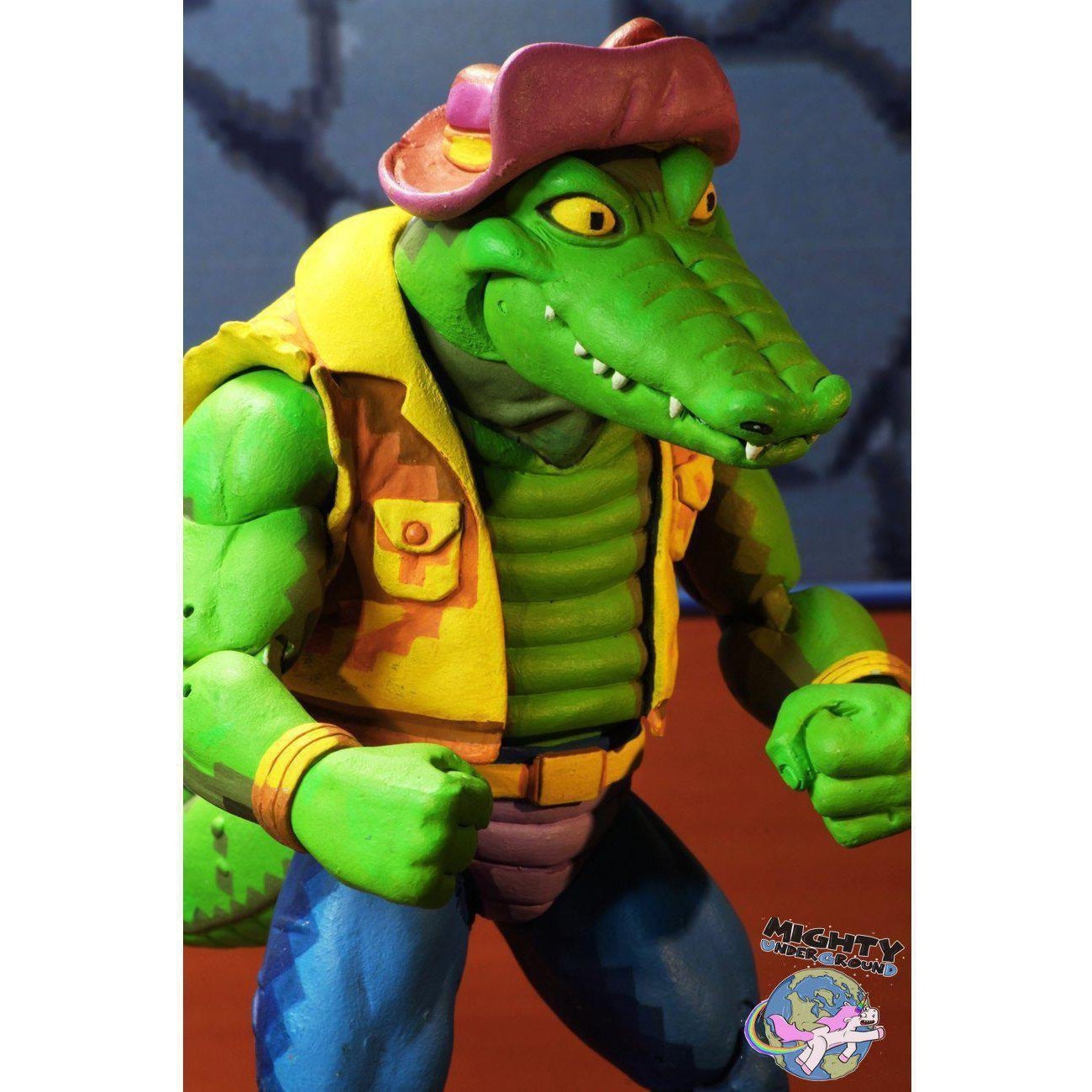 TMNT Turtles in Time (Game): Leatherhead-Actionfiguren-NECA-mighty-underground