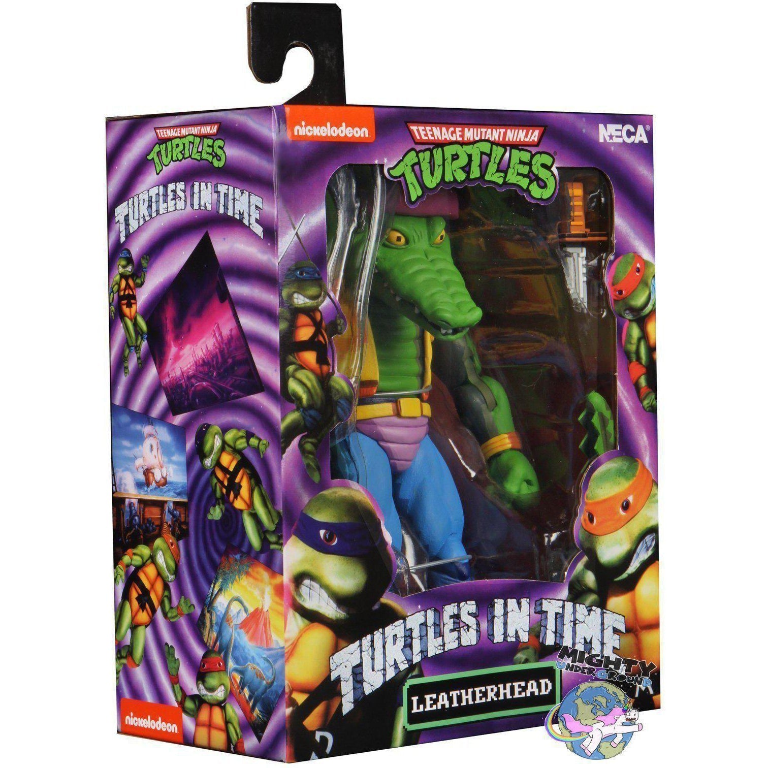 TMNT Turtles in Time (Game): Leatherhead-Actionfiguren-NECA-mighty-underground