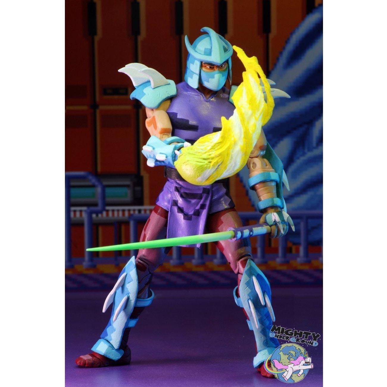 TMNT Turtles in Time (Game): Shredder-Actionfiguren-NECA-mighty-underground