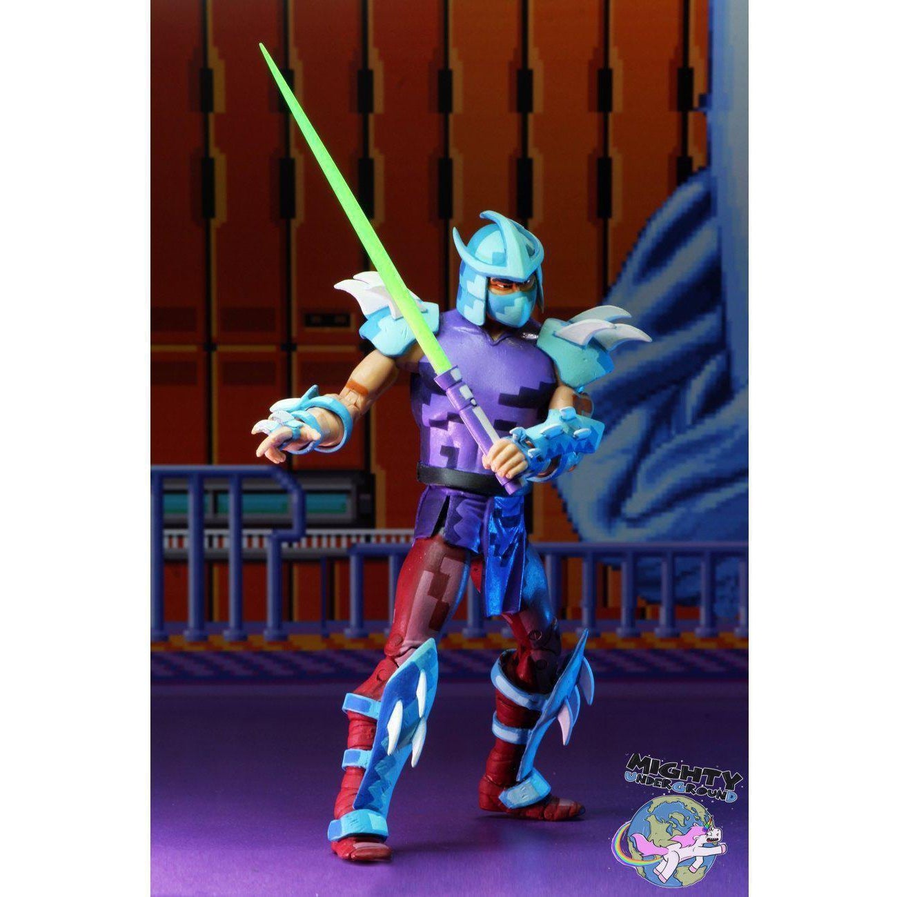 TMNT Turtles in Time (Game): Shredder-Actionfiguren-NECA-mighty-underground