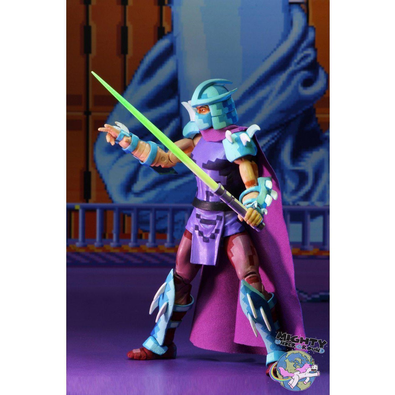 TMNT Turtles in Time (Game): Shredder-Actionfiguren-NECA-mighty-underground